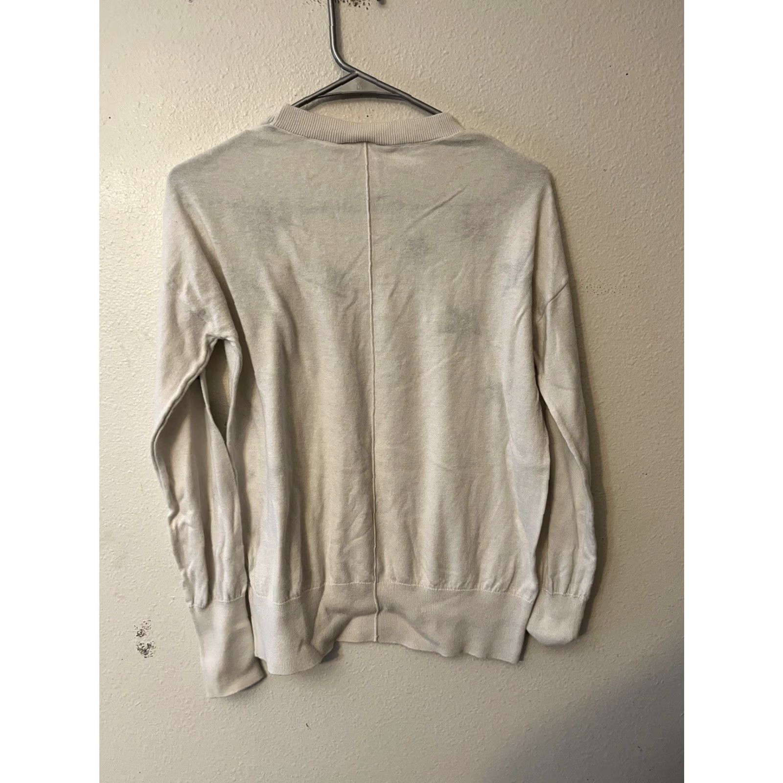 Gap Gap Sweater Womens M Oatmeal Star Lightweight Long Sleeve Knit Pullover Size M / US 6-8 / IT 42-44 - 3 Thumbnail