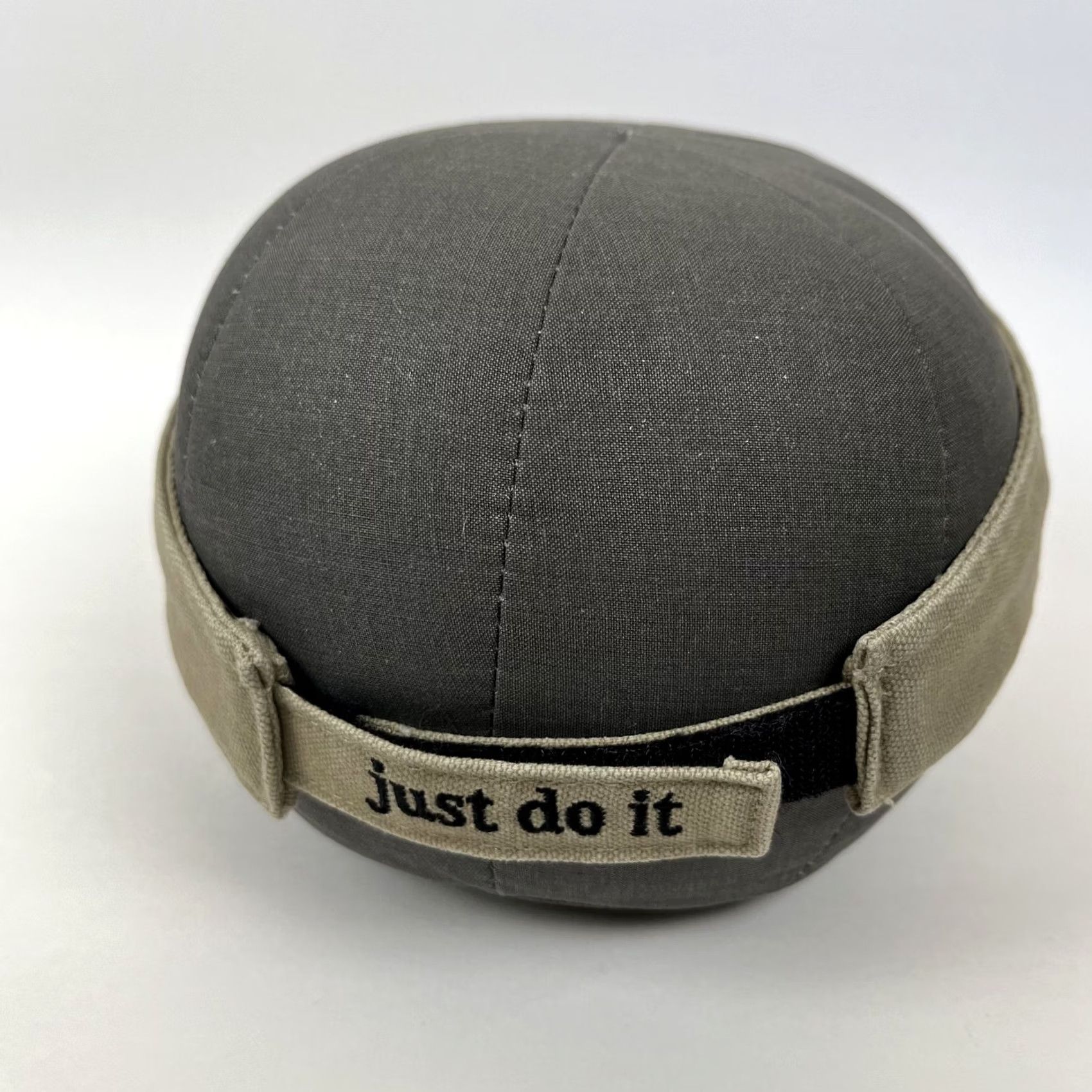 Nike Nike Visor Hat Cap Adjustable Mens One Size Beige Just Do It Swoosh Y2K Size ONE SIZE - 5 Thumbnail