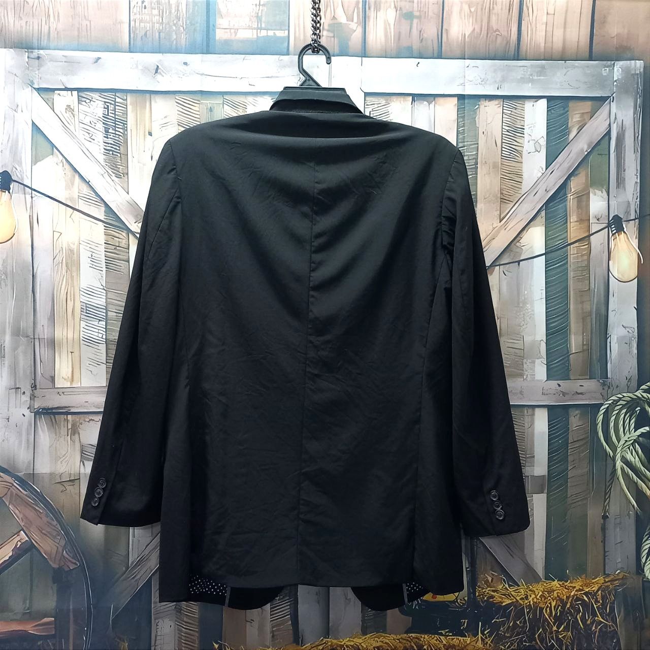 Yohji Yamamoto Vtg YOHJI YAMAMOTO Single Breasted 3 Buttons Blazer Jacket Size 42R - 3 Thumbnail