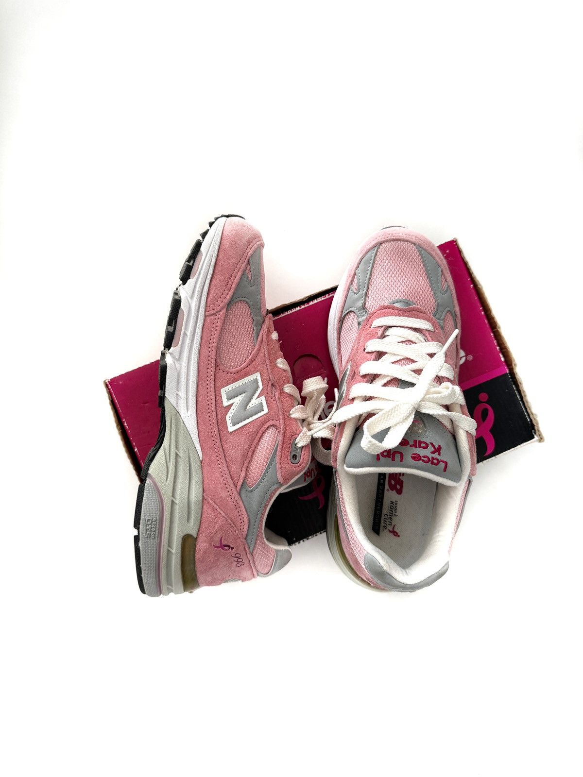 New Balance New Balance 993 Pink 20th Anniversary Breast Size US 7 / IT 37 - 8 Thumbnail