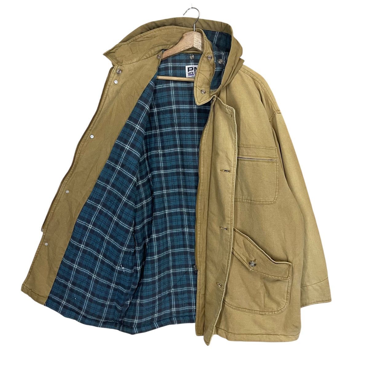 Japanese Brand Vintage 90s Park Killer Duck Canvas Hoodie Jacket Size US XL / EU 56 / 4 - 10 Thumbnail