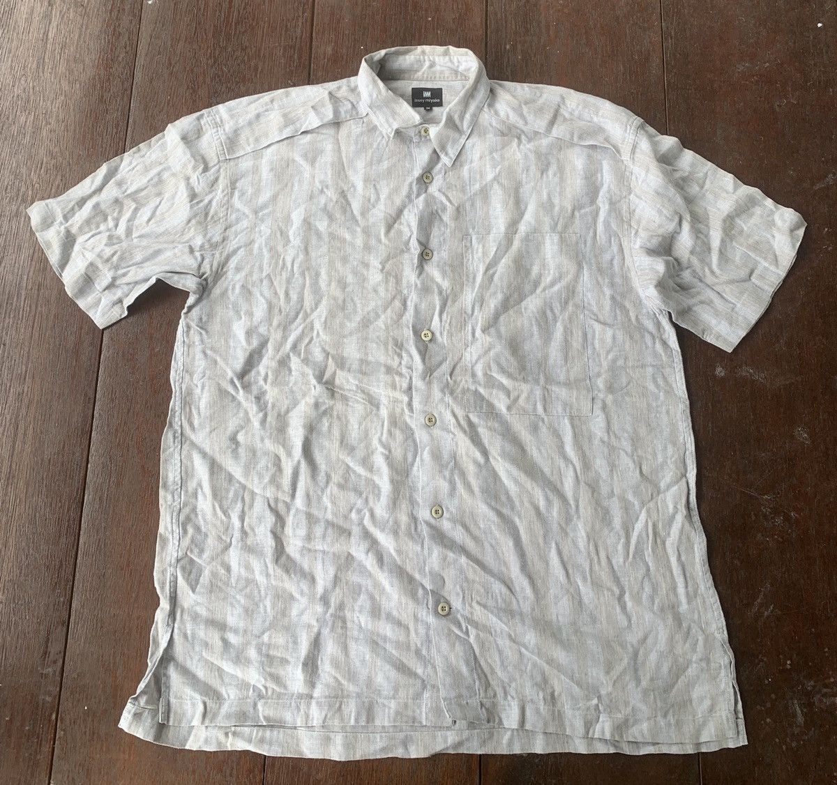 Issey Miyake Vintage Issey Miyake Japan vertical stripes button ups Size US M / EU 48-50 / 2 - 1 Thumbnail