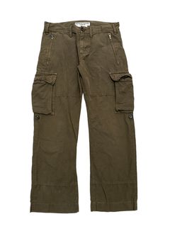 00s Katharine Hamnett Wool Multi Pocket Cargo Pants