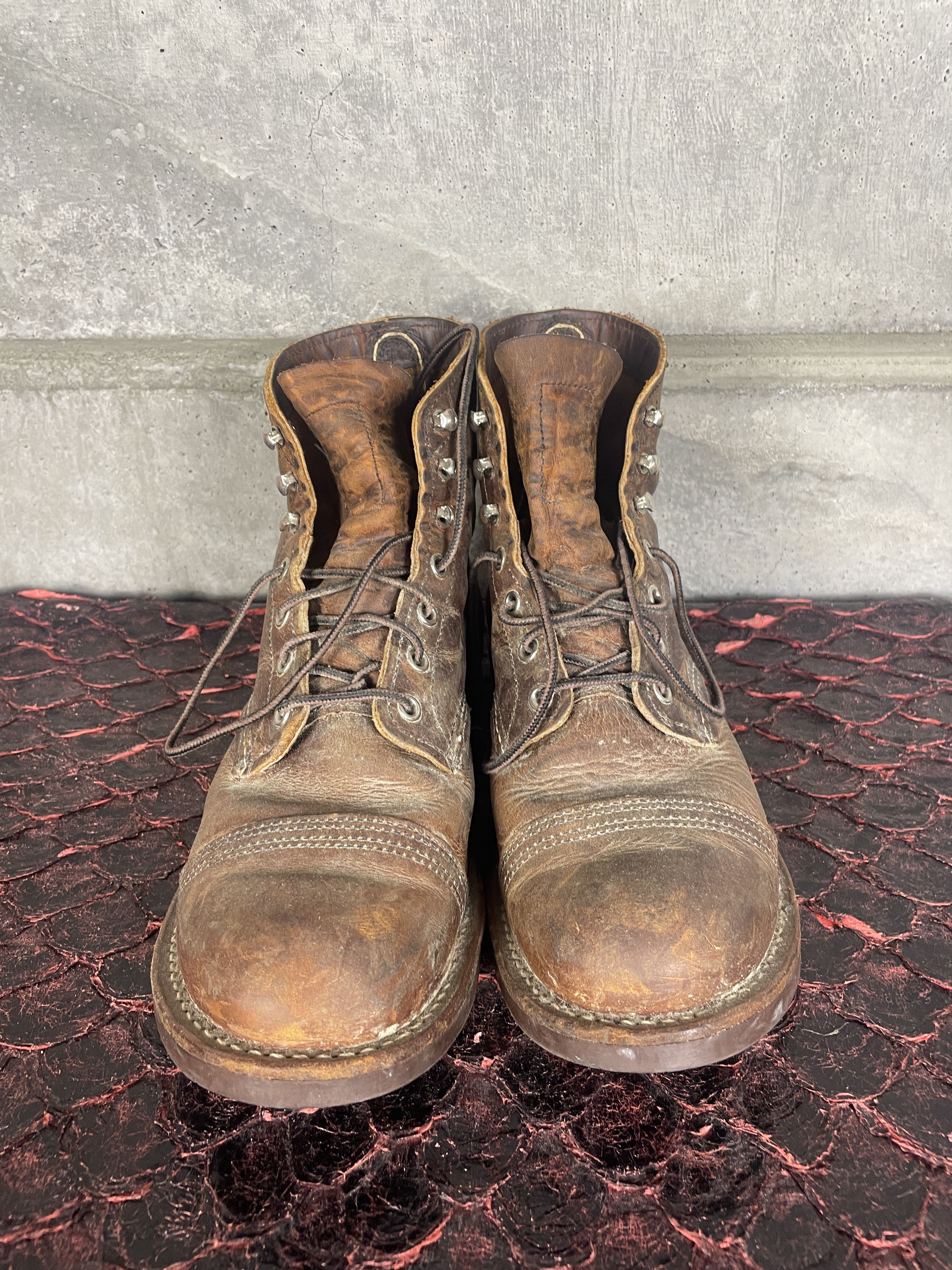 Red Wing Red Wing 8085 Iron Ranger Leather Work Boots Size US 8.5 / EU 41-42 - 2 Thumbnail
