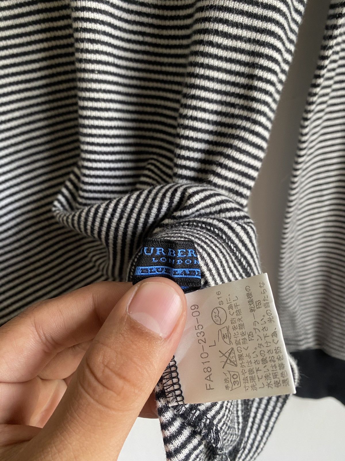 Burberry × Burberry Prorsum Burberry Blue Label Stripe Tee Size US L / EU 52-54 / 3 - 6 Thumbnail