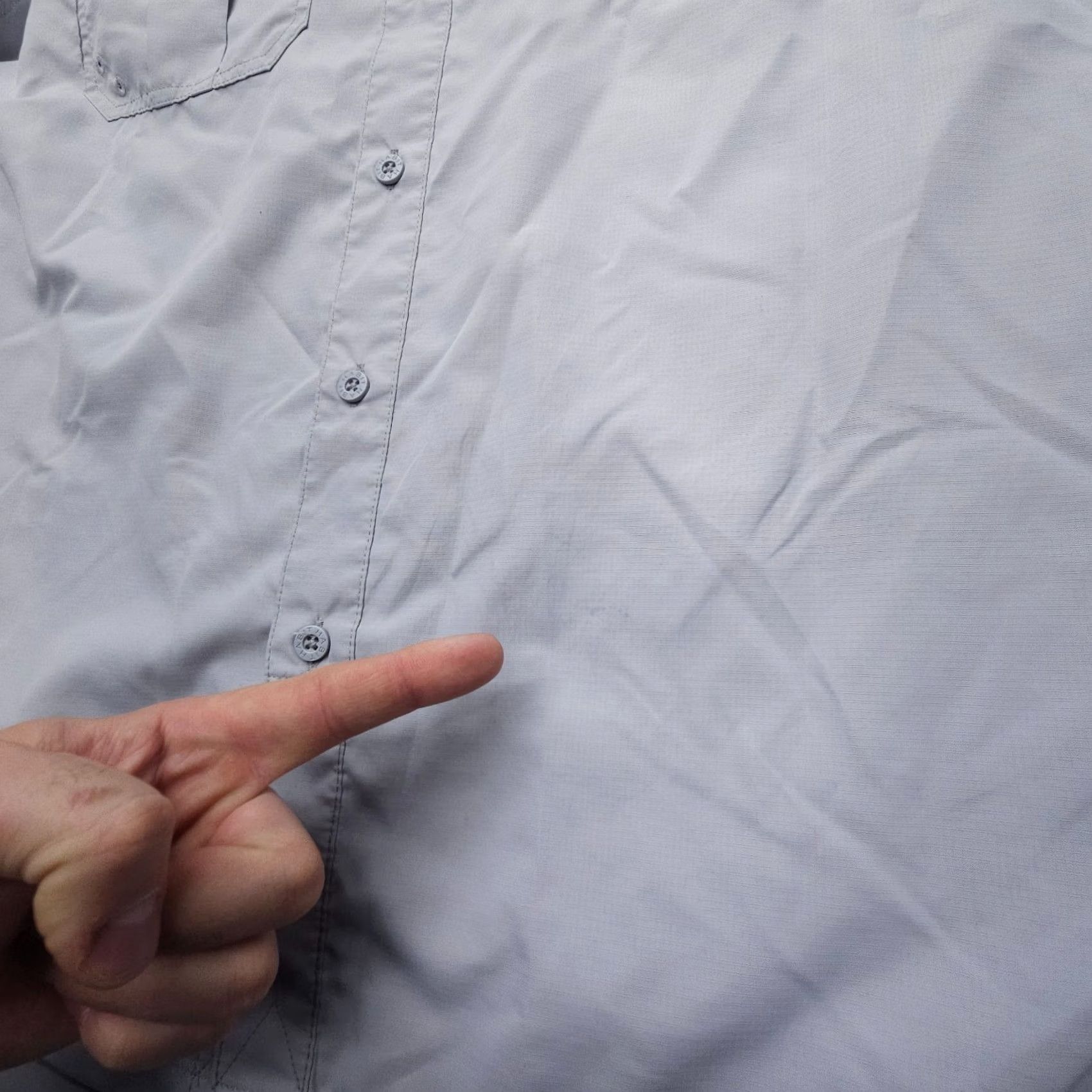 Habitat Habit Short Sleeve Button-Up Shirt Mens Large Gray Outdoor Venture 90s? Size US L / EU 52-54 / 3 - 4 Thumbnail