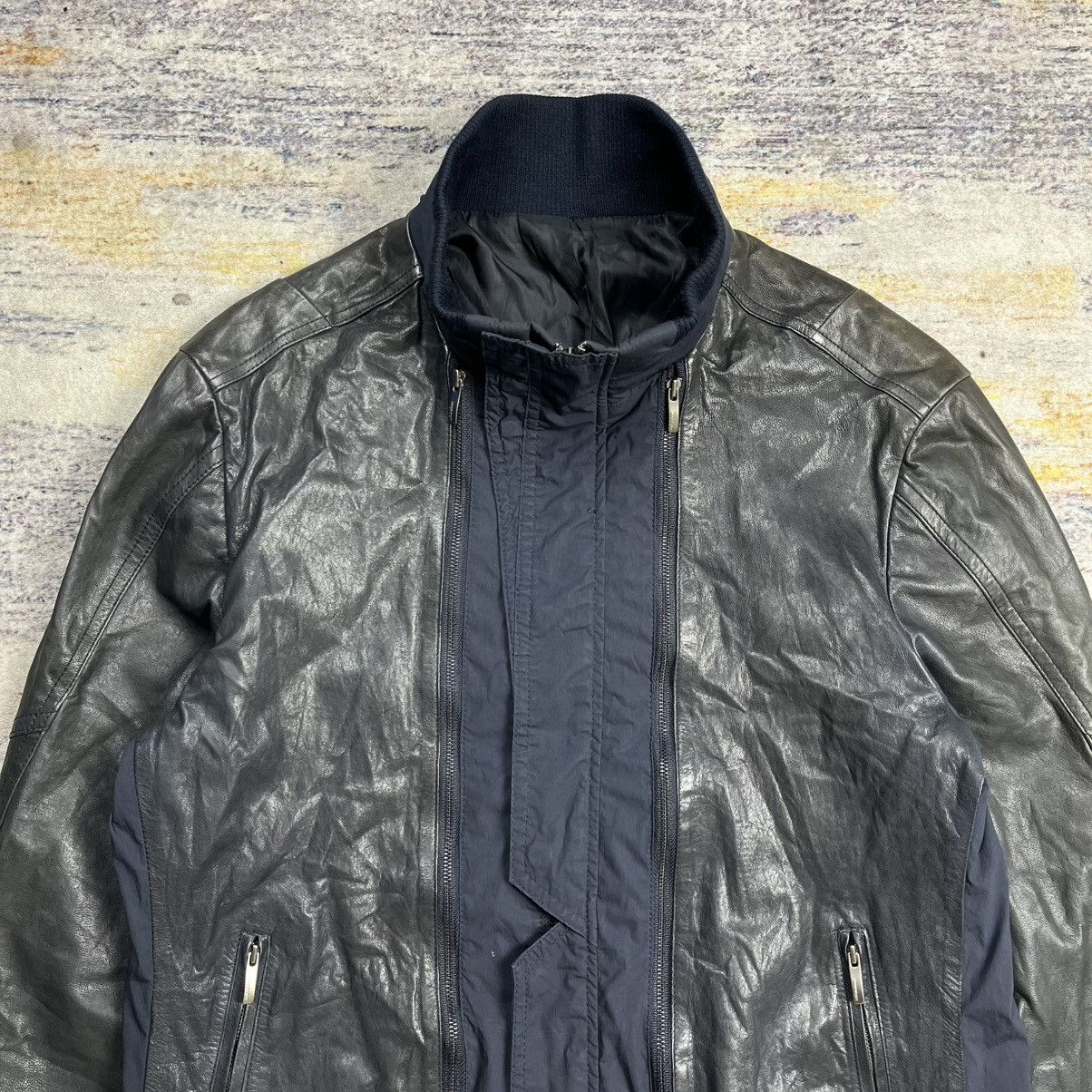 Wooyoungmi Wooyoungmi 2009 multi zipper jacket mix leather Size US M / EU 48-50 / 2 - 4 Thumbnail