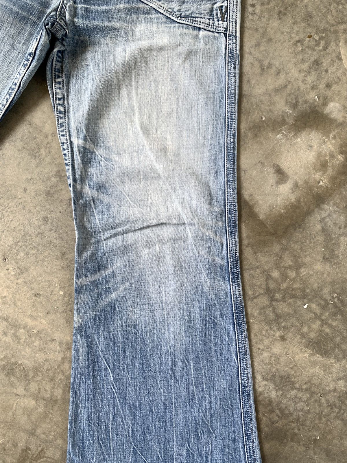 Tornado Mart Super Flare Jeans Japan Brapper Low Rise Bellbottom Jeans Size 28" / US 6 / IT 42 - 4 Thumbnail