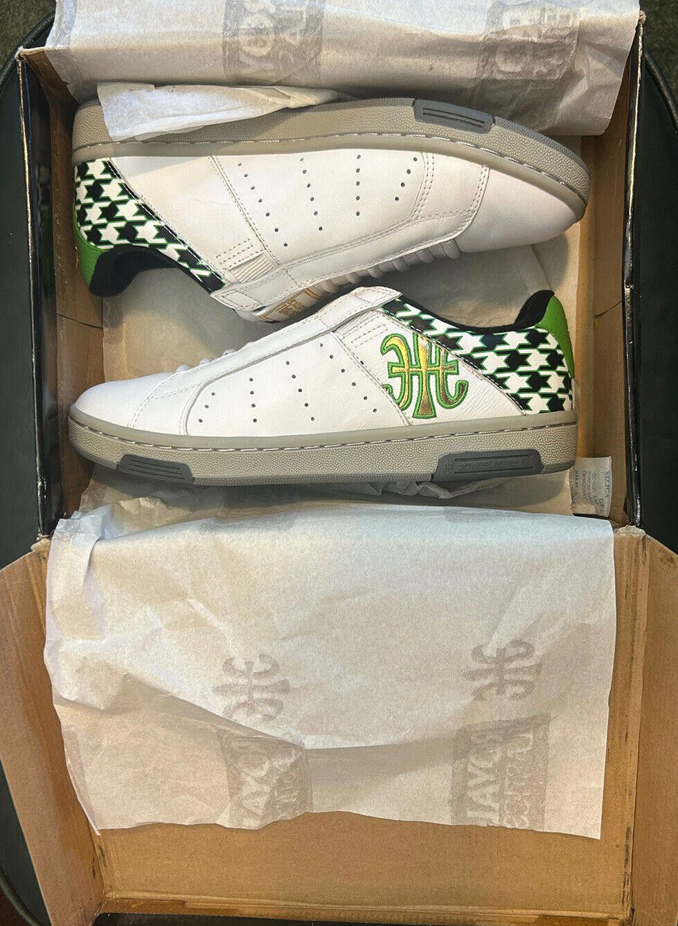 Royal Elastics Royal Elastics Mens Icon White Green Gold 0202335 Sz 9.5 NIB Size US 9.5 / EU 42-43 - 6 Thumbnail