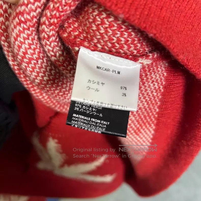 Amiri Amiri Size M Red knitted sweater Size US M / EU 48-50 / 2 - 3 Thumbnail