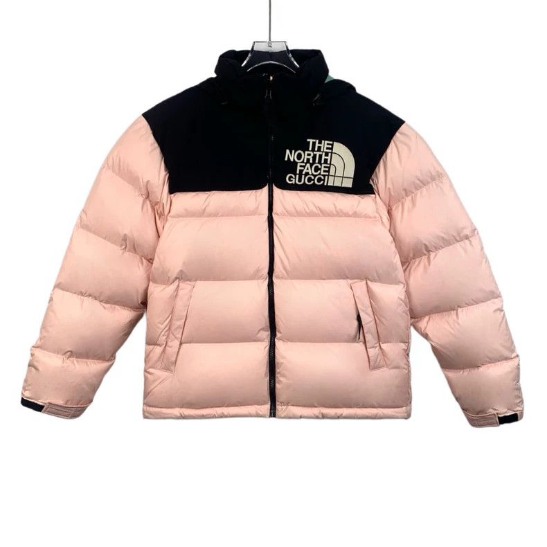 Gucci Gucci The North Face co-branded pink logo down jacket 2502- Size US S / EU 44-46 / 1 - 1 Thumbnail
