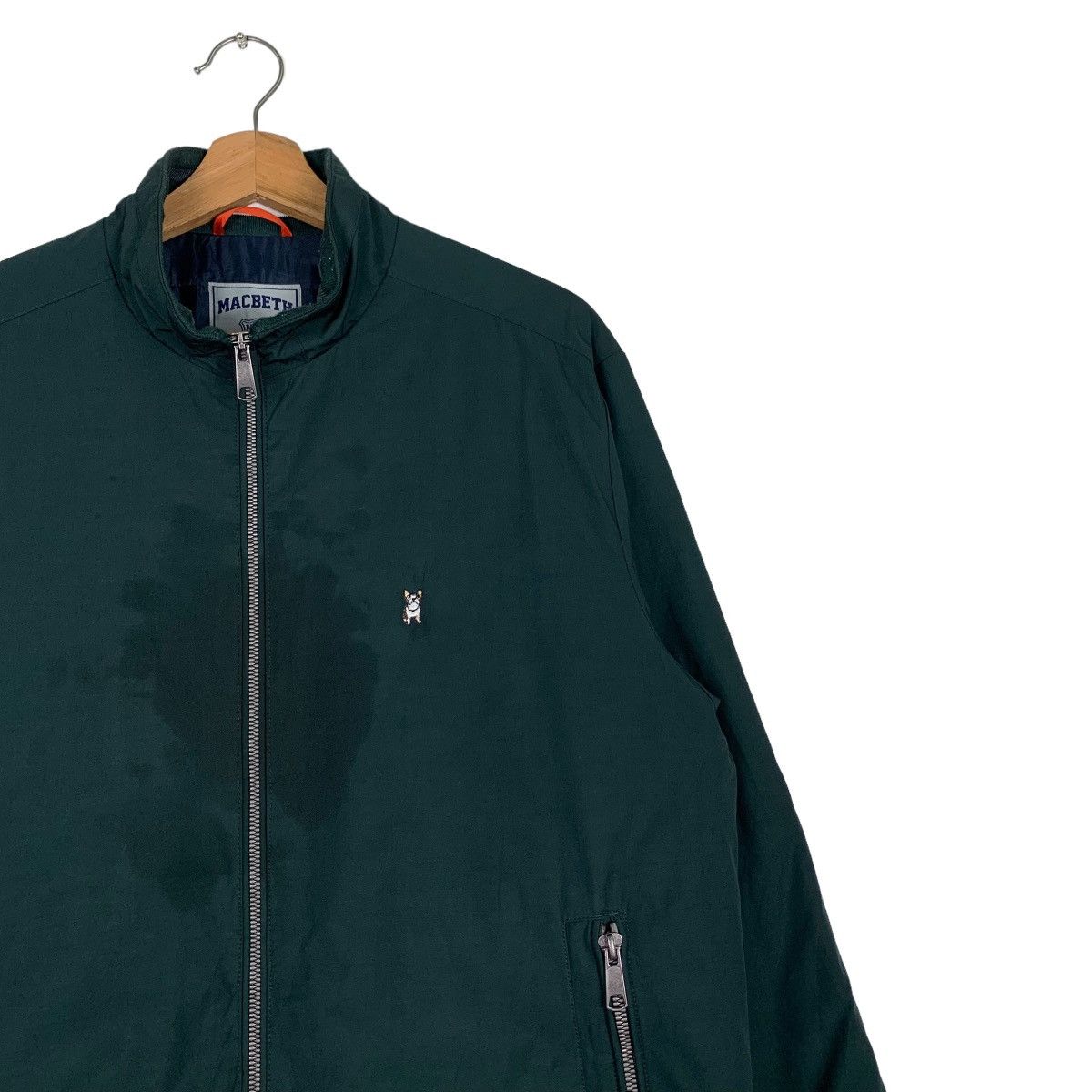 Macbeth MACBETH Green Bomber Jacket #0383-C18 Size US M / EU 48-50 / 2 - 5 Thumbnail