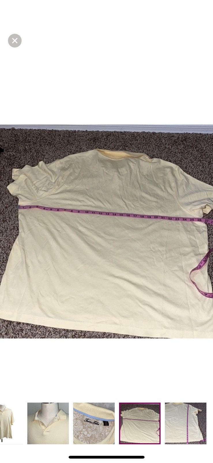 Tasso Elba Tasso Elba xxl yellow polo shirt Size US XXL / EU 58 / 5 - 4 Thumbnail