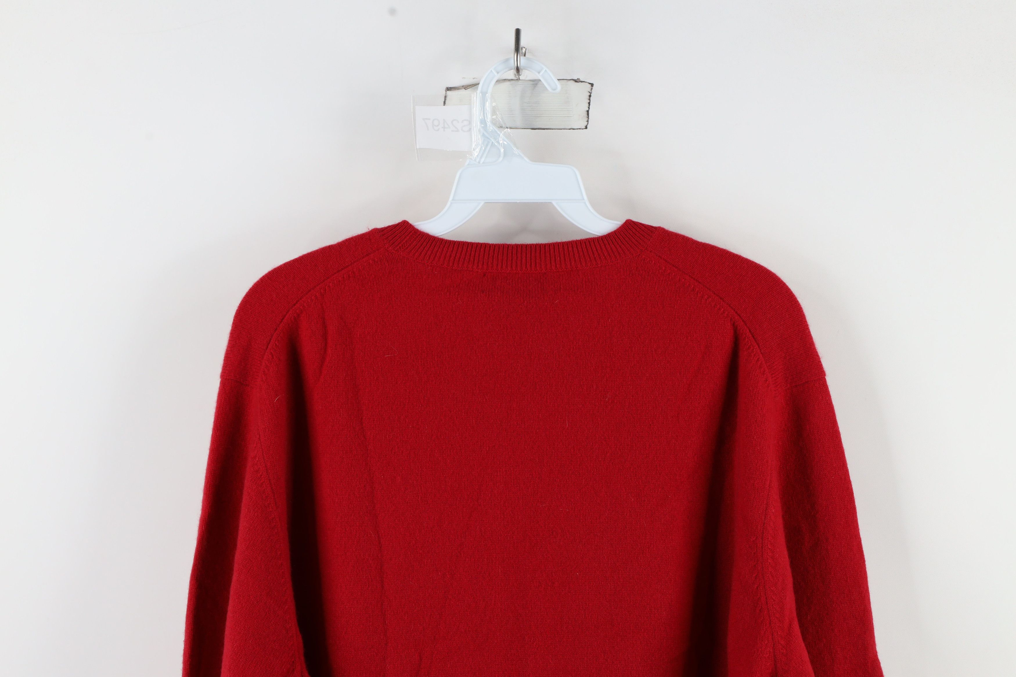 Lands' End × Vintage Vintage 90s Lands End Soft Cashmere Knit Crewneck Sweater Size US L / EU 52-54 / 3 - 13 Thumbnail