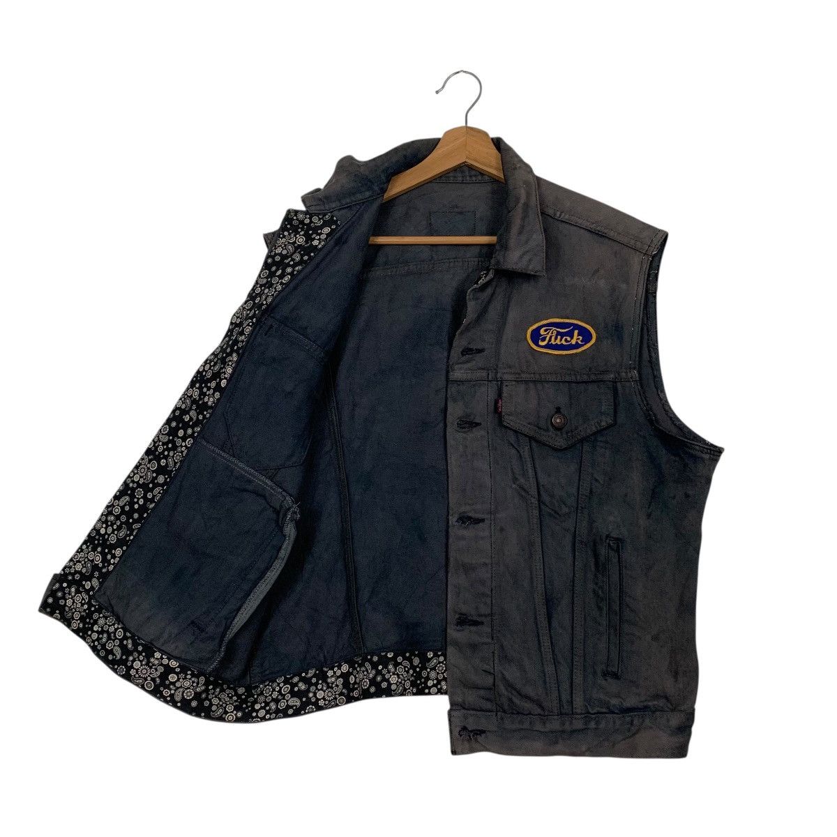 Levi's Vintage Levis Denim Vest Size US M / EU 48-50 / 2 - 9 Thumbnail