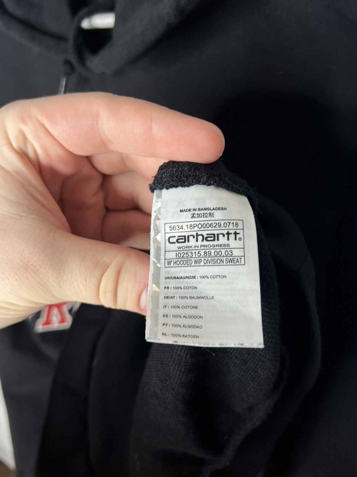 Other 🔥 Carhartt Work in Progress Big Logo Hoodie Pullover 🔥 Size US S / EU 44-46 / 1 - 8 Thumbnail