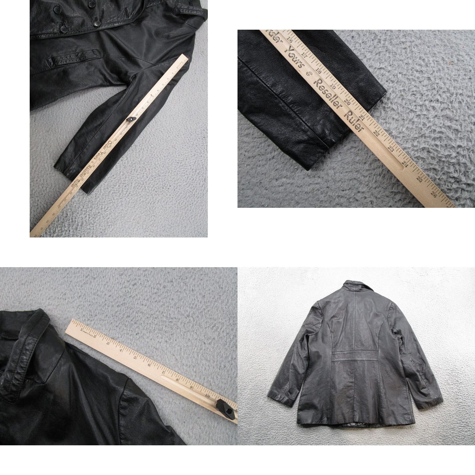 Wilson VINTAGE Wilson Women's Black Leather Jacket Motorcycle Size L Used Read Size L / US 10 / IT 46 - 8 Thumbnail