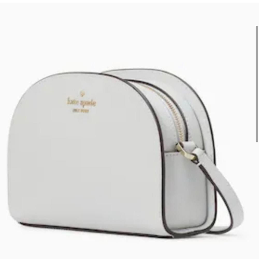 Kate Spade Kate Spade Perry Leather Crossbody Light Gray Stone Path Size ONE SIZE - 2 Thumbnail