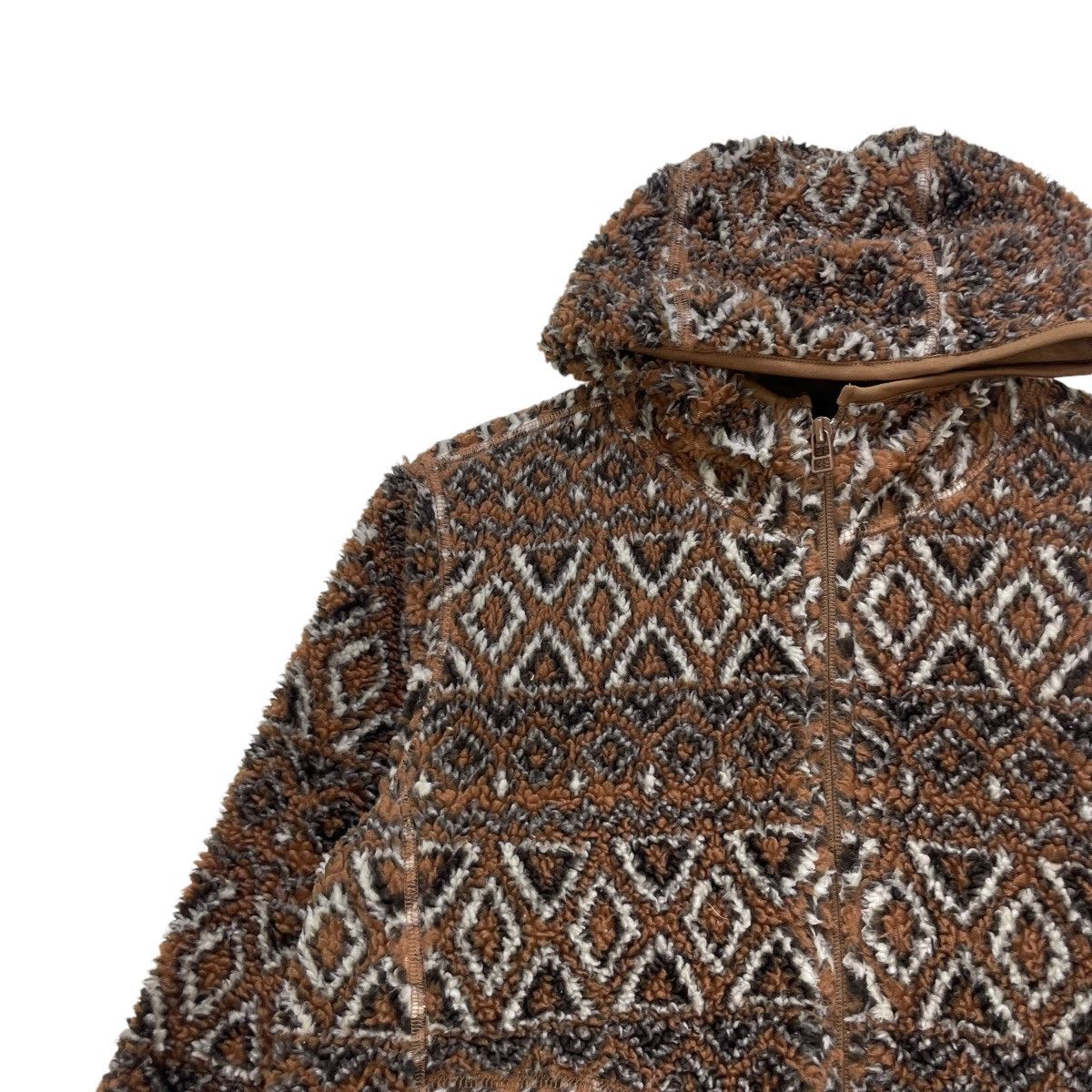 Japanese Brand 💥Good Day Deep Pile Fleece Hooded Navajo Jacket Size US S / EU 44-46 / 1 - 3 Thumbnail