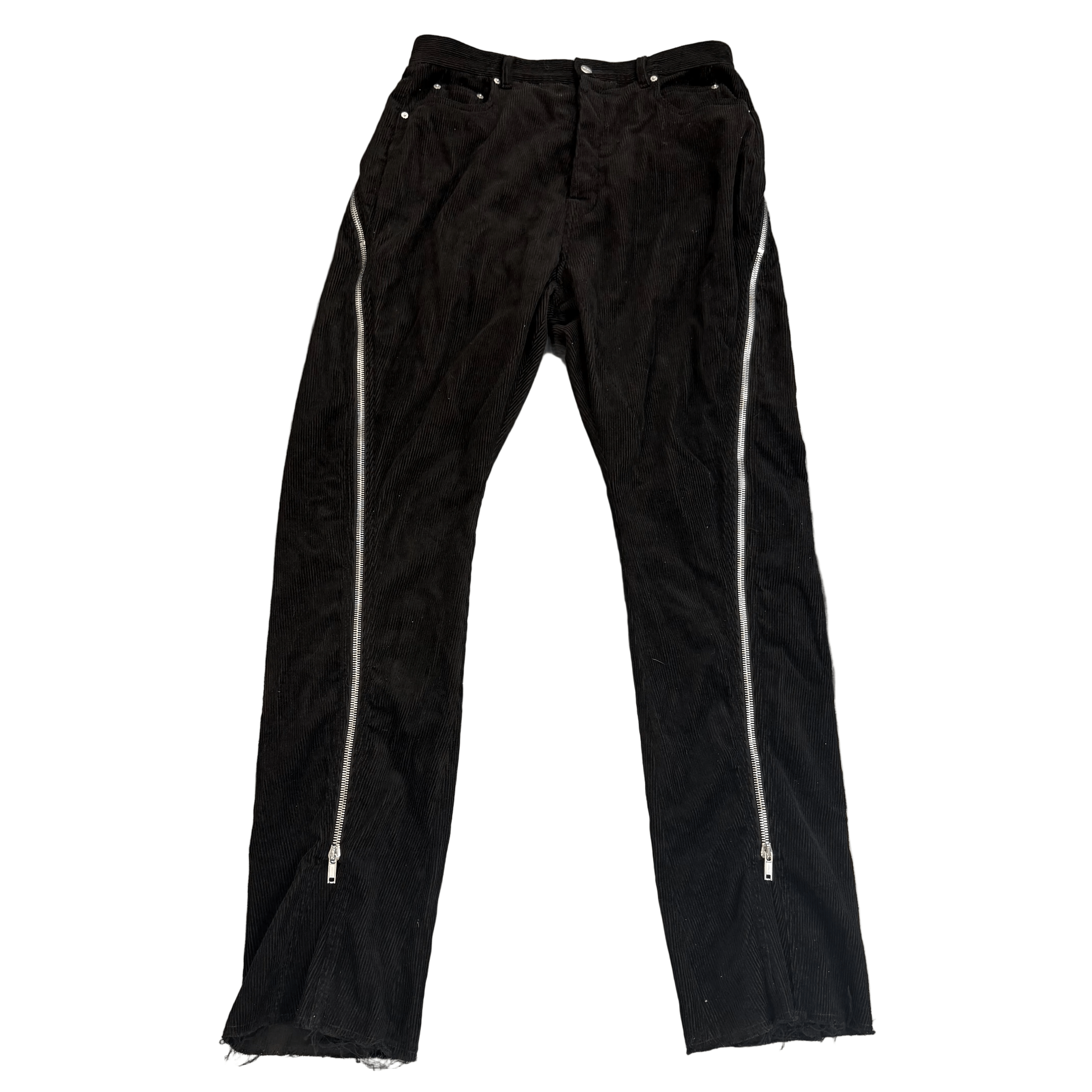 Rick Owens Rick Owens Black Concordians Bolan Banana Trousers Size US 34 / EU 50 - 1 Thumbnail