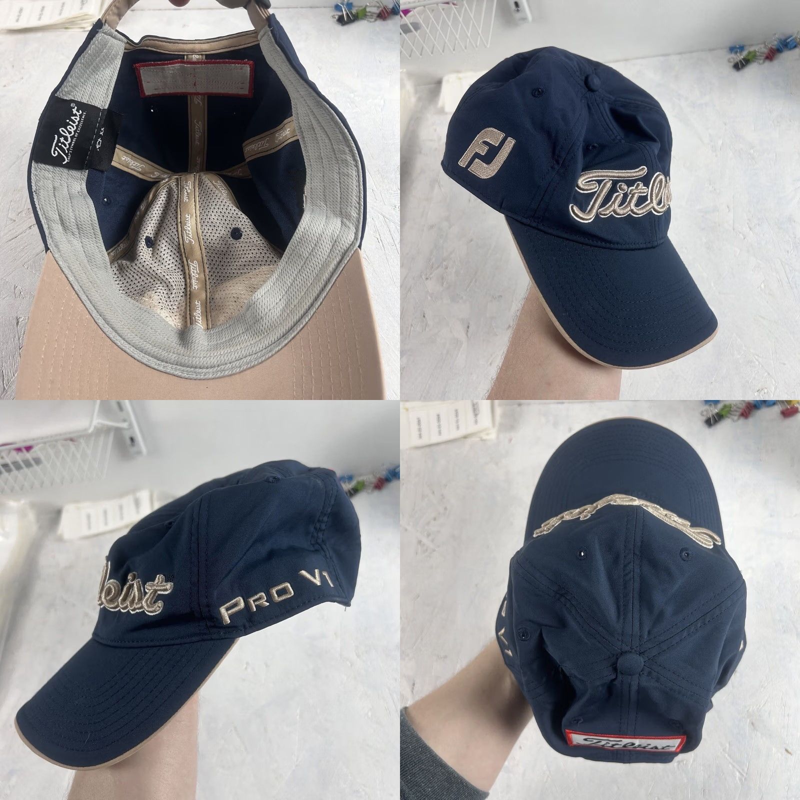 Titleist Titleist Pro V1 Hat Adjustable Sports Blue Men One Size Ball Marker Cap Size ONE SIZE - 8 Thumbnail