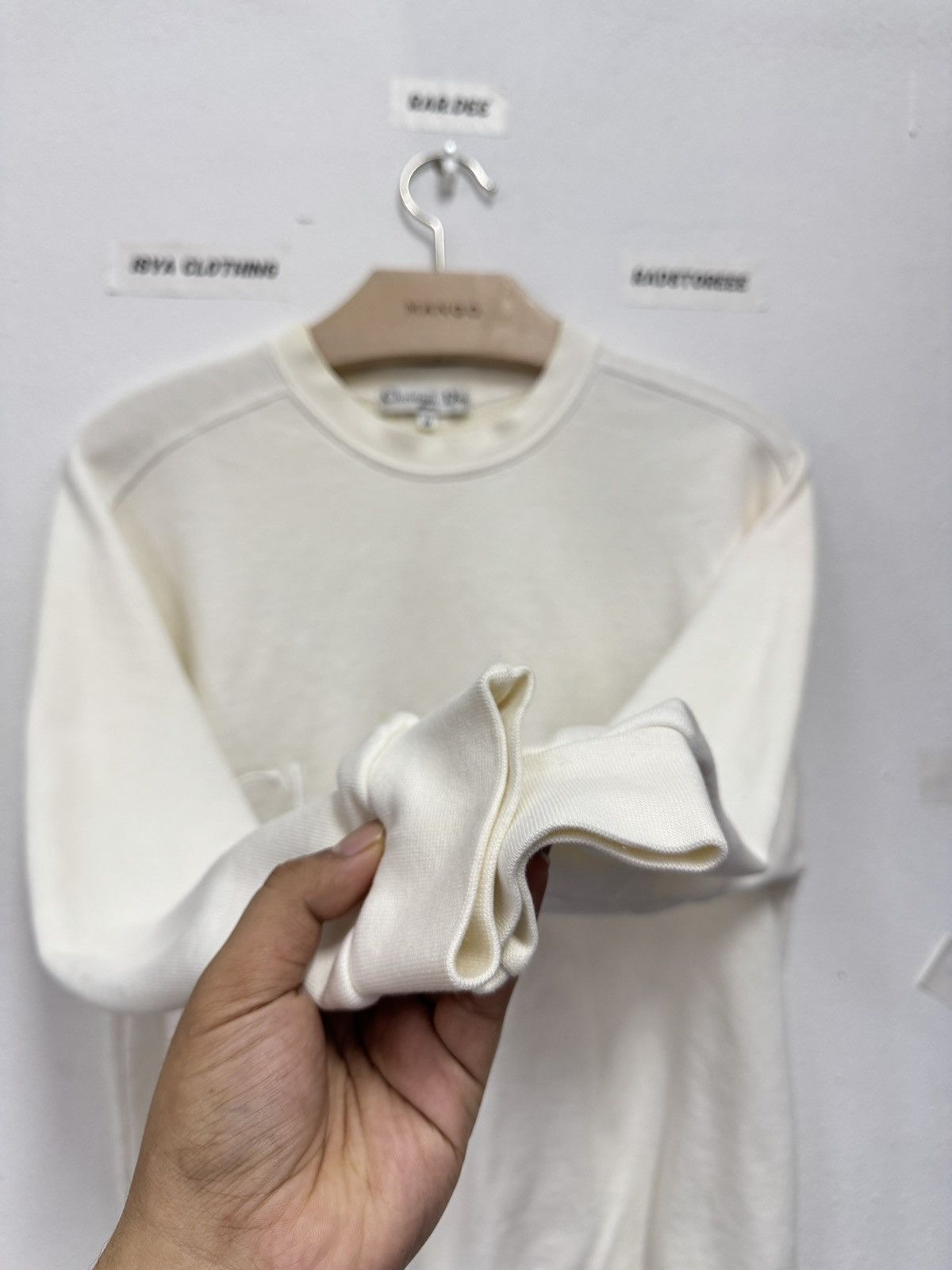 Christian Dior Monsieur Christian Dior Sport Sweatshirt Cream Size US M / EU 48-50 / 2 - 3 Thumbnail