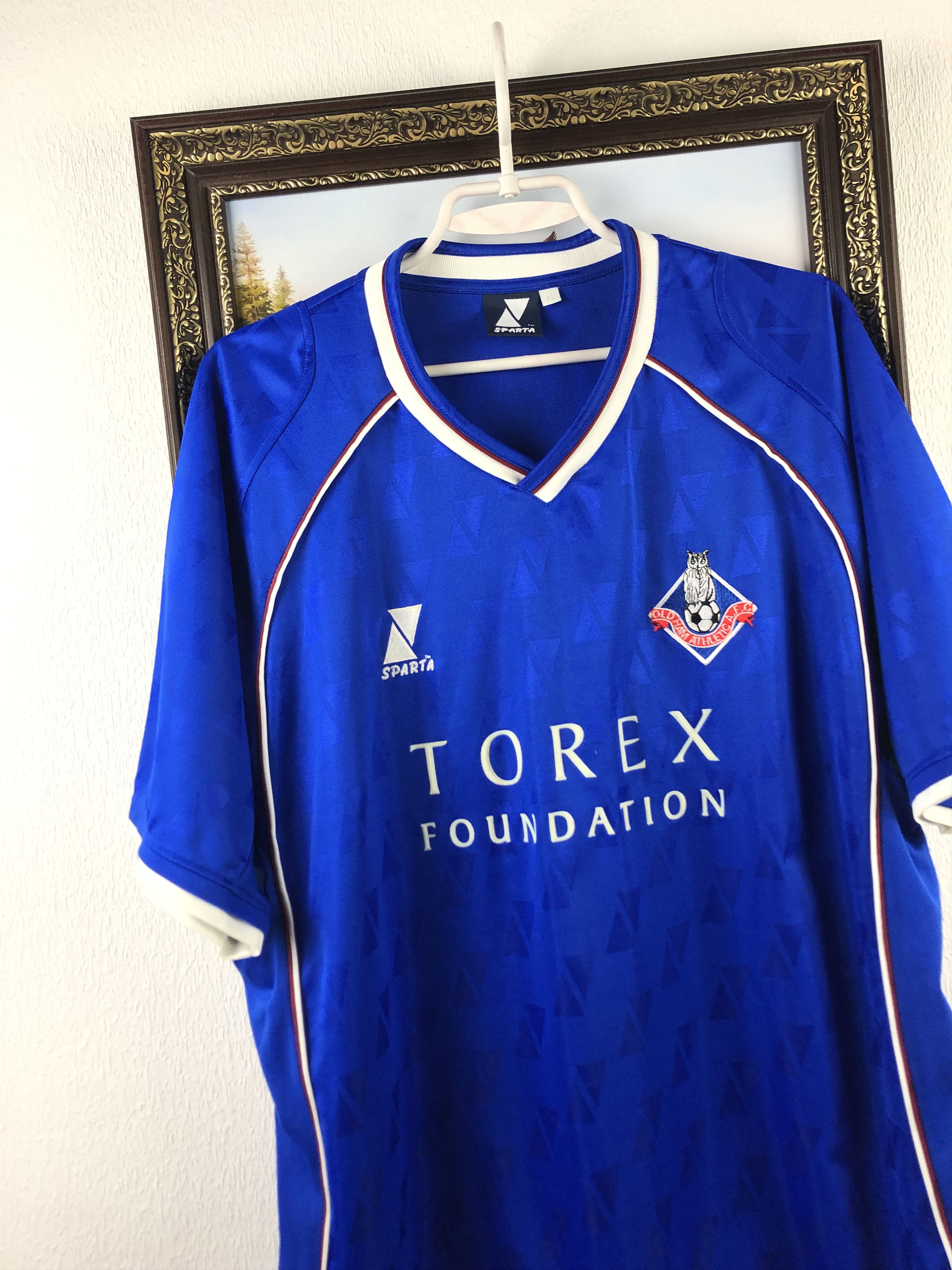 Vintage Oldham Athletic football shirt 2002 Soccer Jersey Trikot Size US XL / EU 56 / 4 - 3 Thumbnail