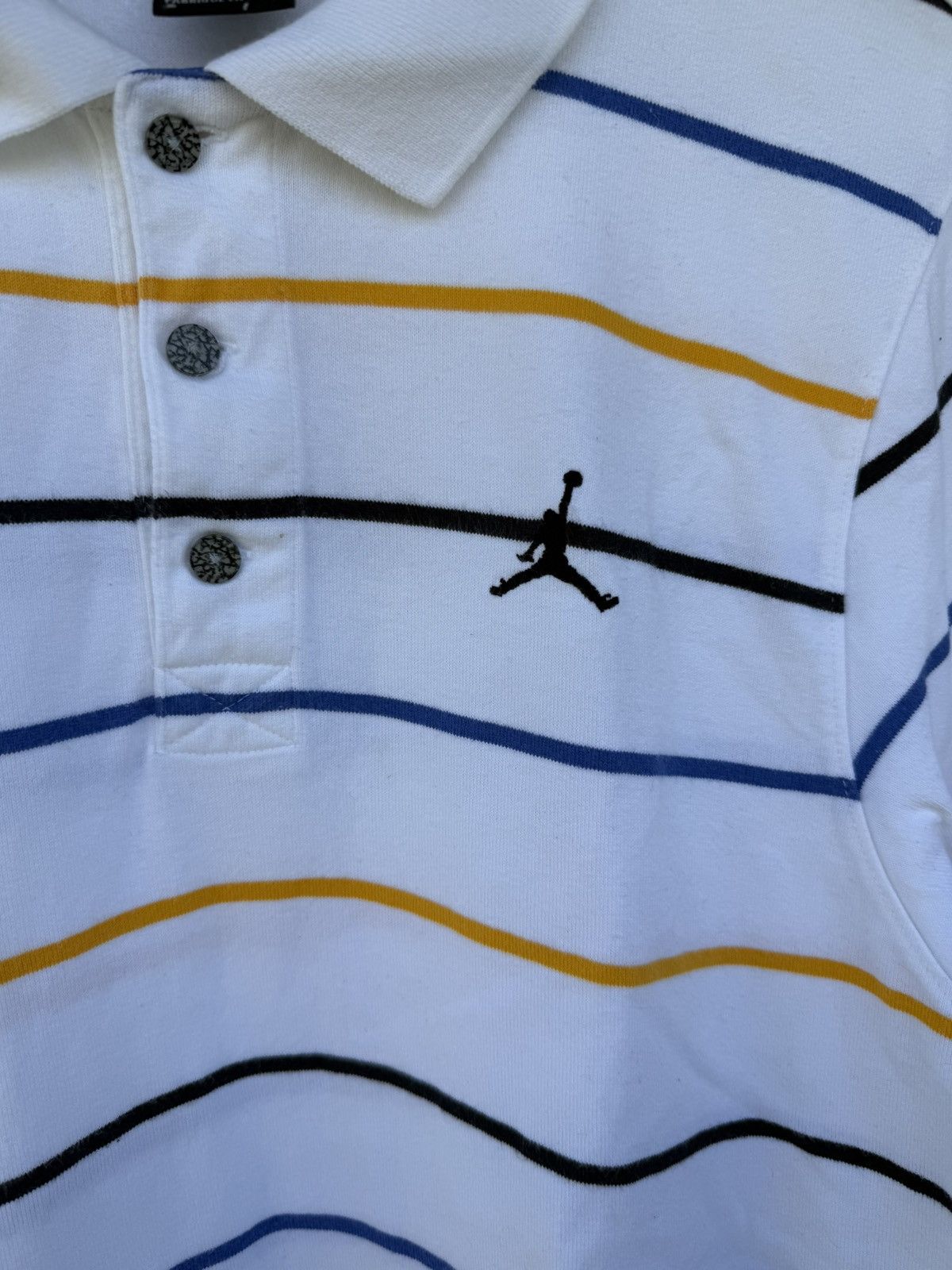 Japanese Brand × Jordan Brand × Vintage vintage jordan cement polo shirt Size US L / EU 52-54 / 3 - 2 Thumbnail