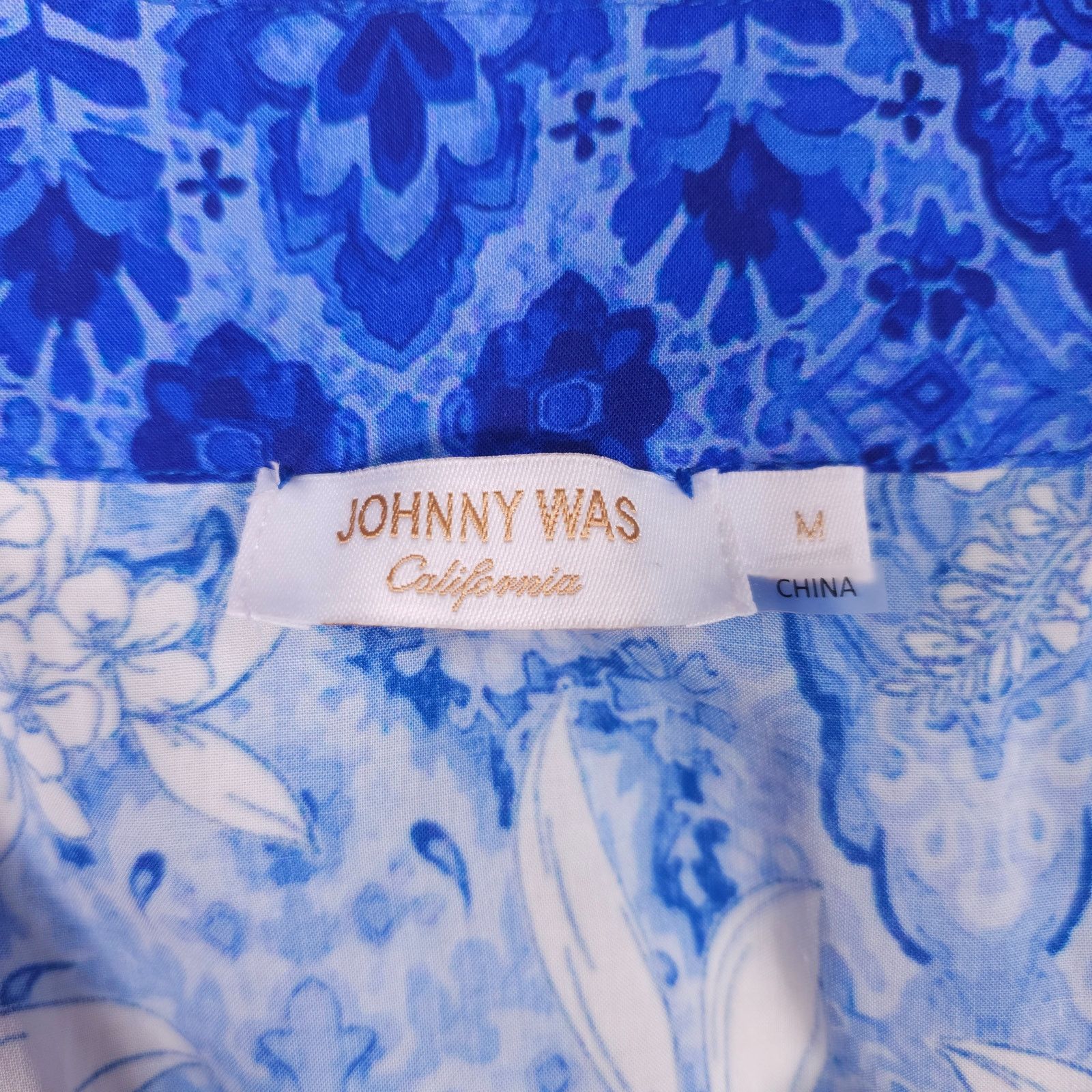 Johnny Was Johnny Was Clio Midi Coverup Skirt Blue Sz Medium Size 32" / US 10 / IT 46 - 7 Thumbnail