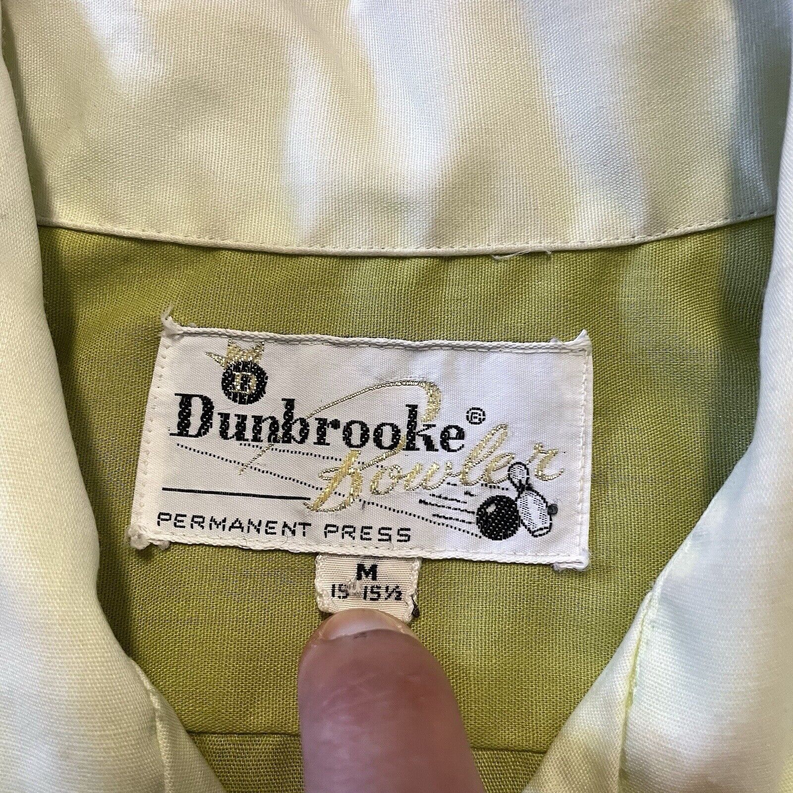 Dunbrooke × Vintage Vintage Bowling Shirt Size M Chain Stitch Loop Collar Size US M / EU 48-50 / 2 - 3 Thumbnail