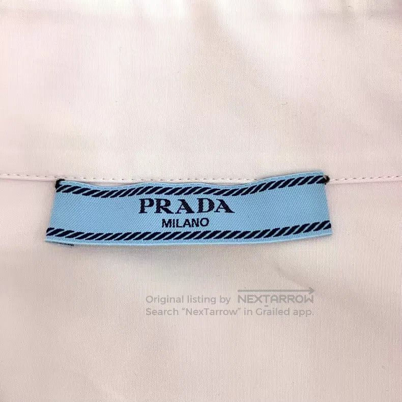 Prada Prada 24 light pink triangle standard cotton lapel single- Size XS / US 0-2 / IT 36-38 - 7 Thumbnail