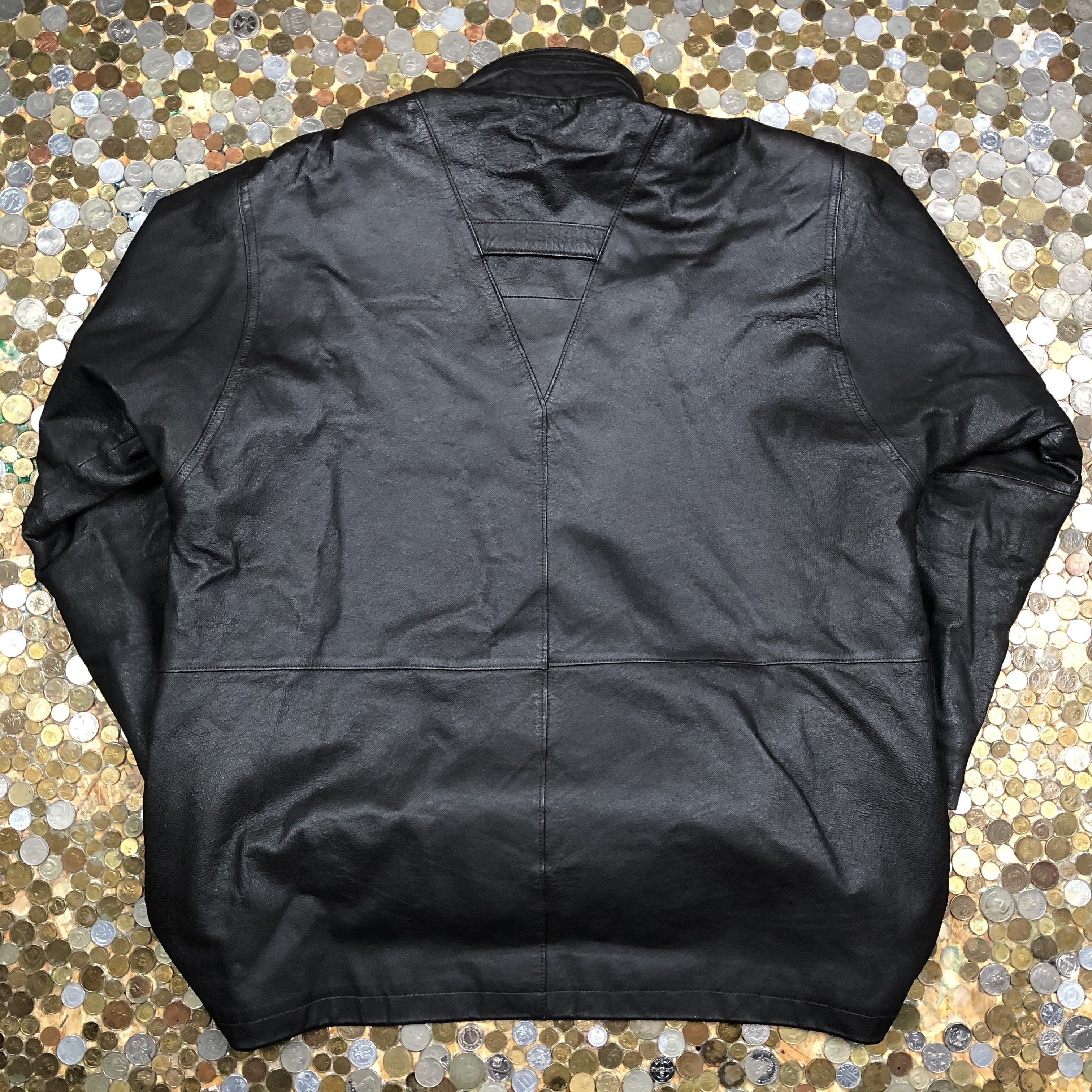 Vintage Vintage Leather Jacket Coat 90's Size US L / EU 52-54 / 3 - 4 Thumbnail