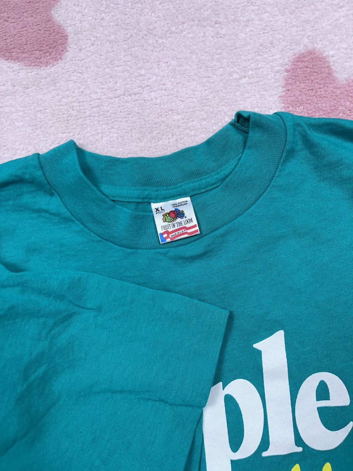 Apple rare 90s Apple logo script t-shirt Size US XL / EU 56 / 4 - 3 Thumbnail