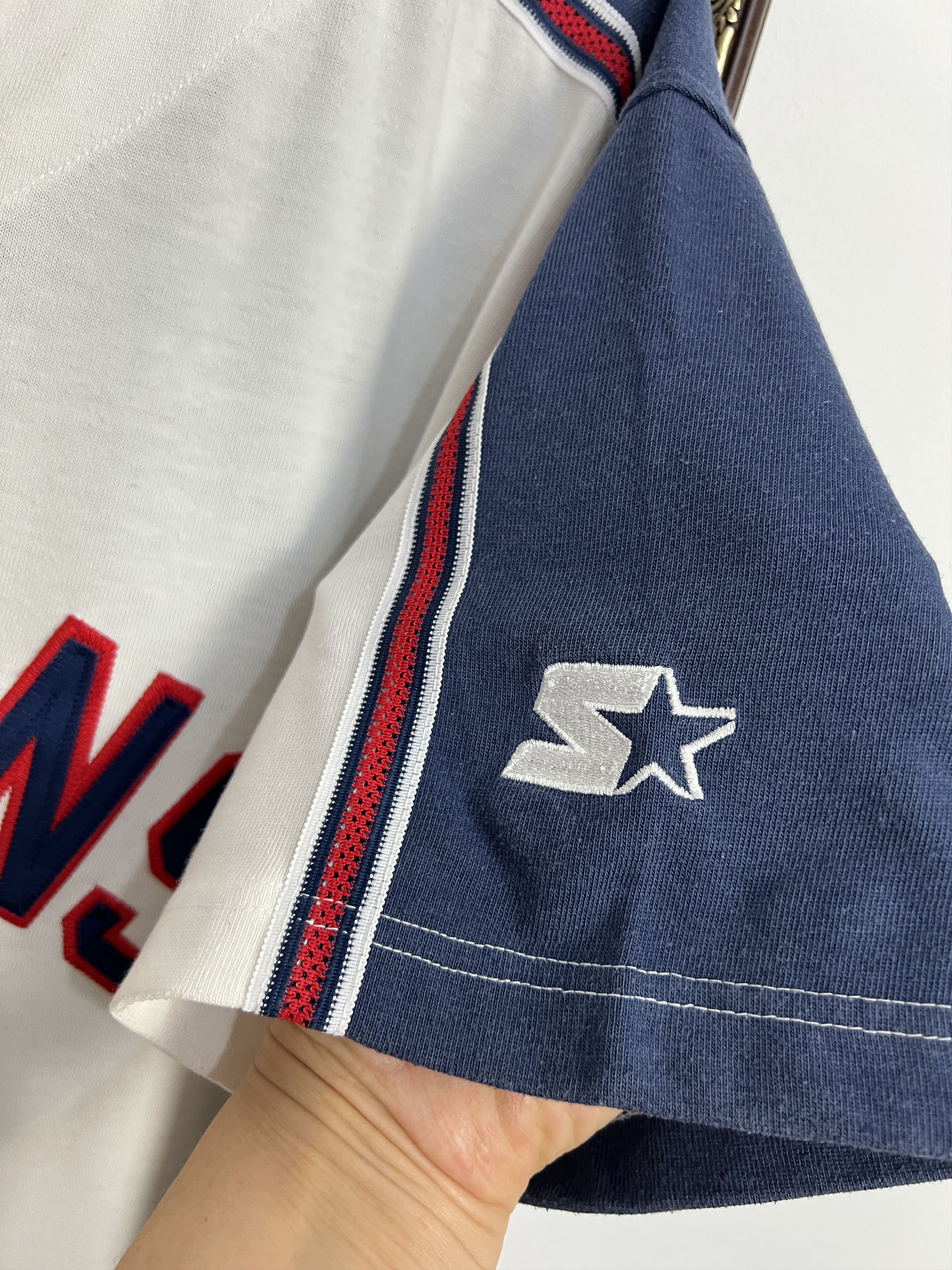 Starter Vintage 90's Cleveland Indians Baseball Jersey Trikot MLB Size US L / EU 52-54 / 3 - 5 Thumbnail