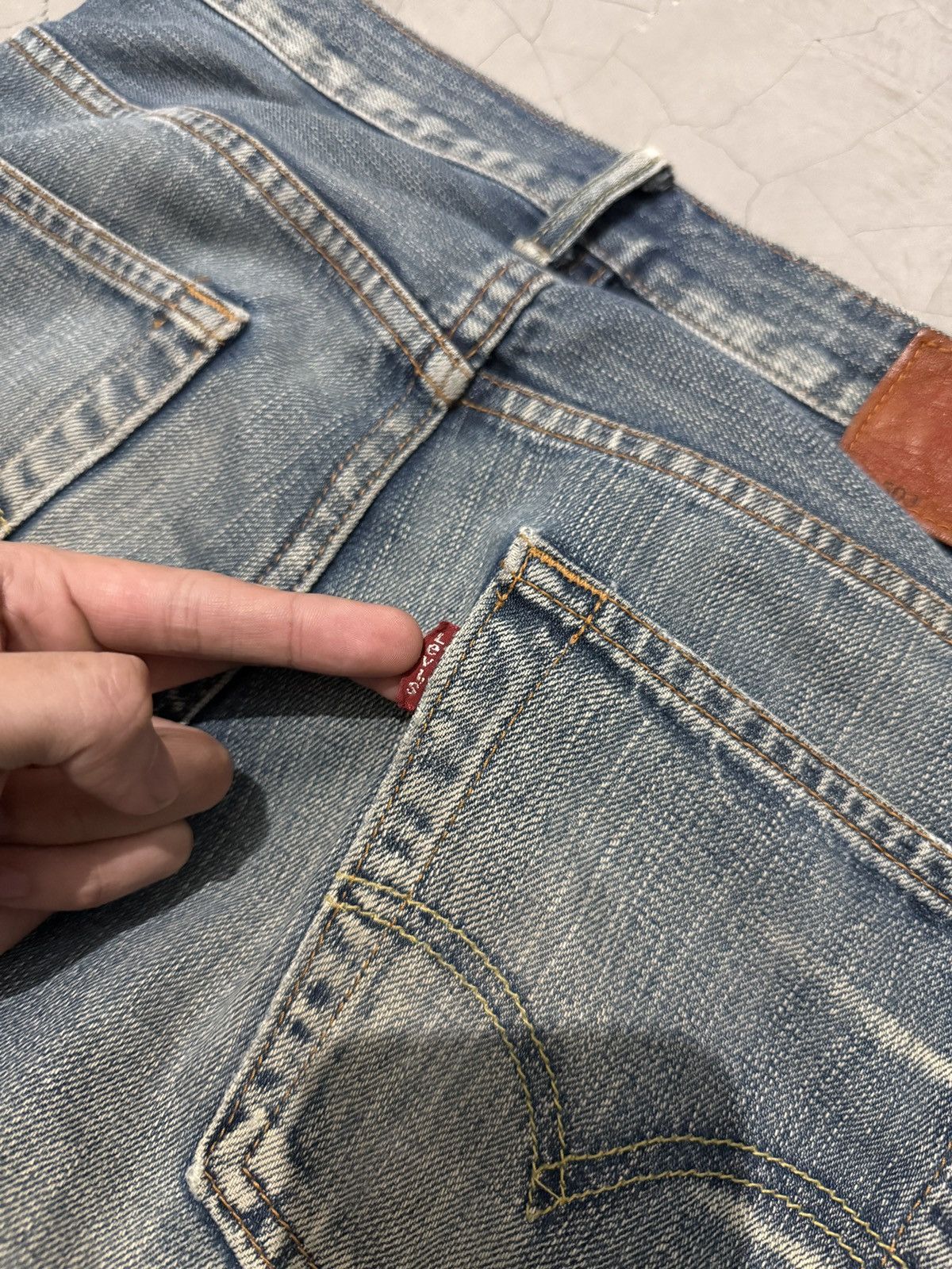 Levi's Vintage Clothing Rare Vintage Levi’s 503 B XX Faded Japanese Blue Jeans Size US 30 / EU 46 - 8 Thumbnail