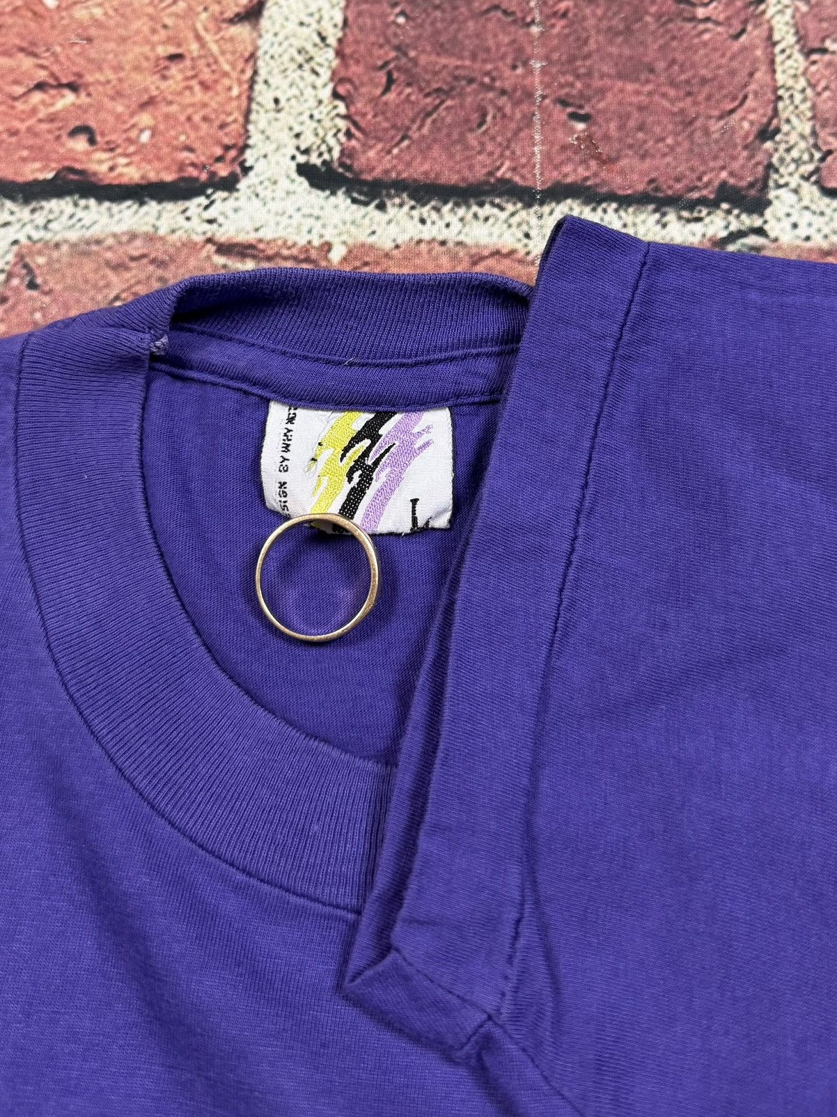 Vintage Vintage 80s Fürstentum Liechtenstein Single Stitch T Shirt Size US L / EU 52-54 / 3 - 6 Thumbnail
