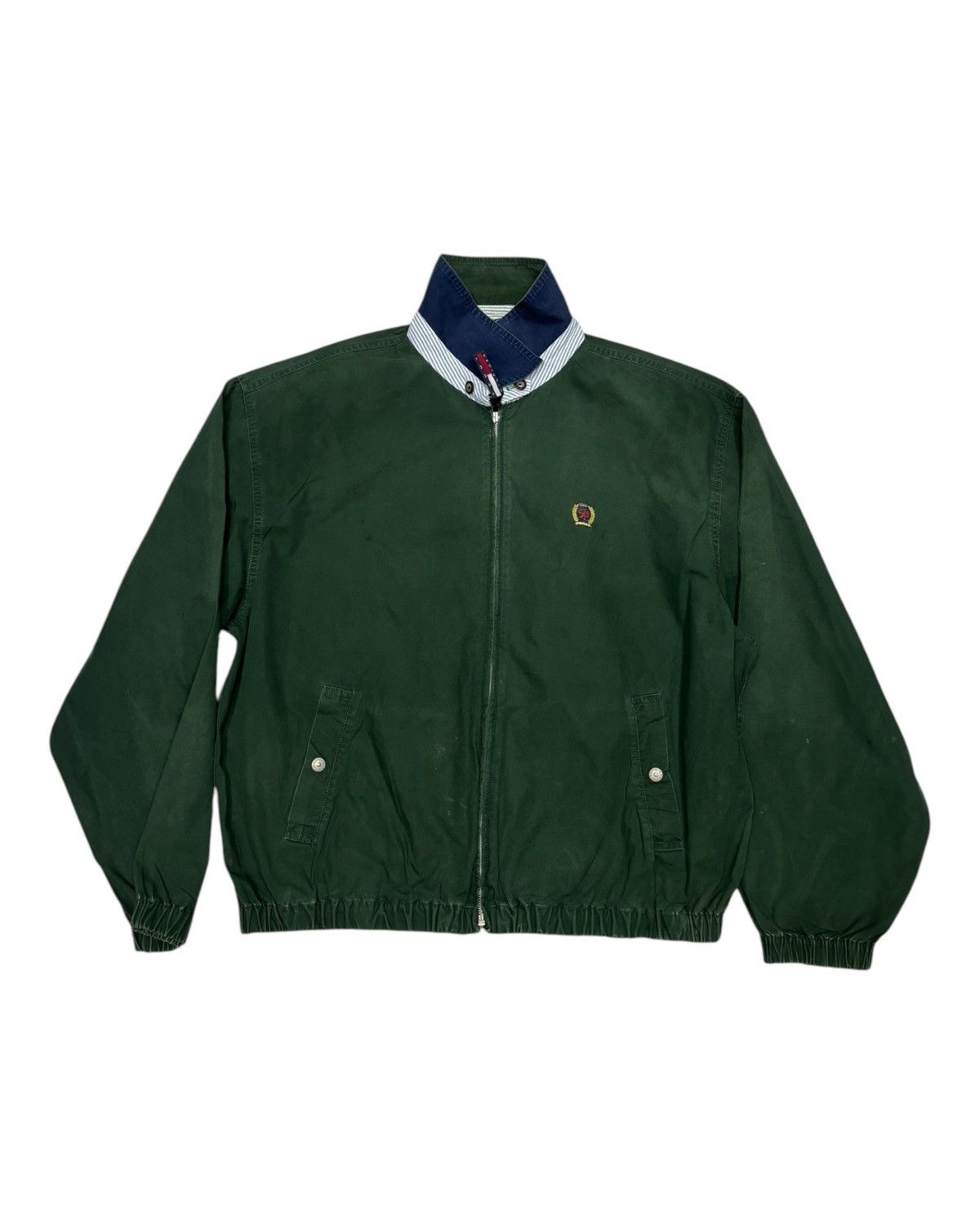 Tommy Hilfiger 🔥VINTAGE TOMMY HILFIGER ZIPPER JACKET Size US L / EU 52-54 / 3 - 11 Thumbnail