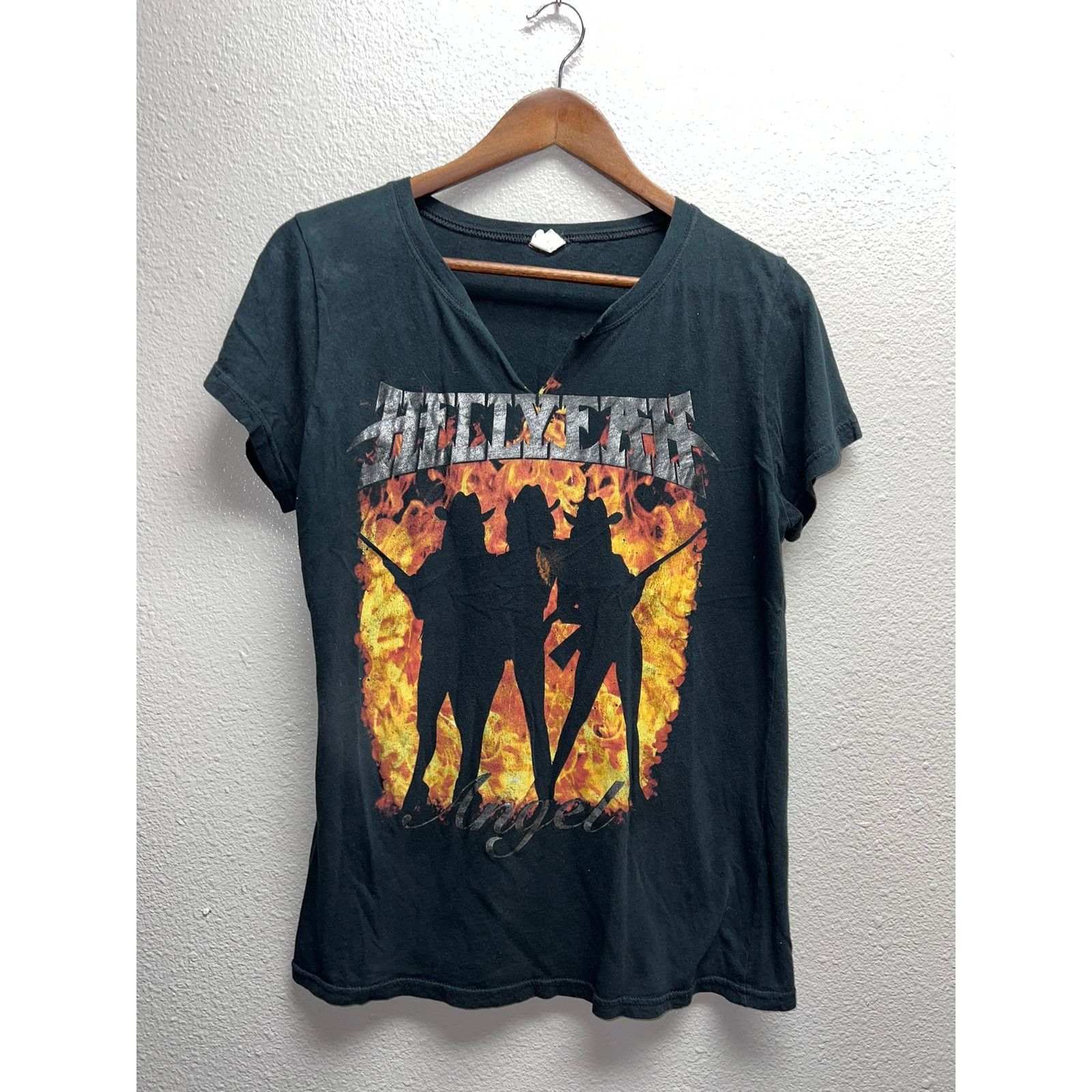 Vintage Hellyeah Band Shirt Angel Album Tour Concert V Neck Womens L Size L / US 10 / IT 46 - 1 Thumbnail