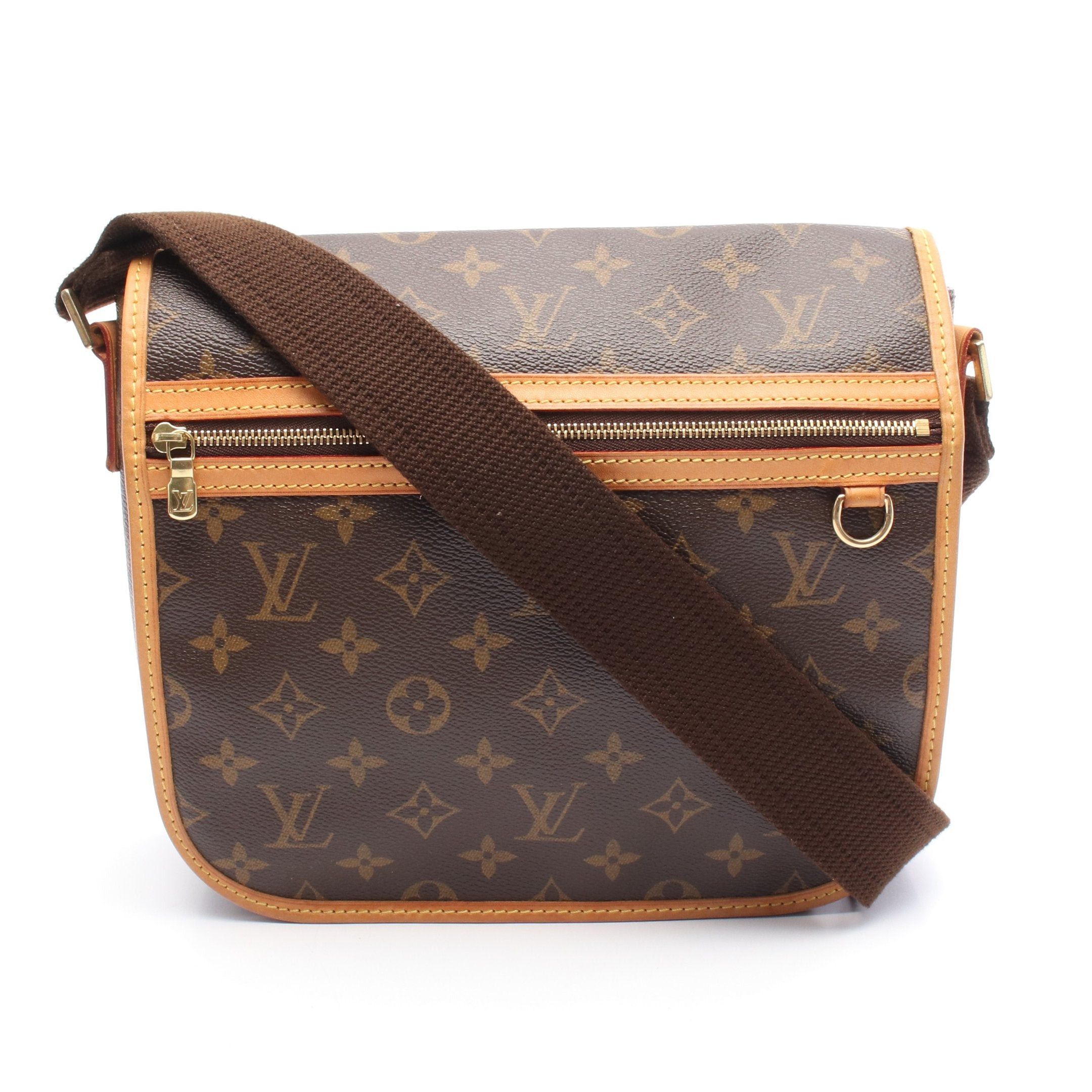 Louis Vuitton Messenger Pm Bosforo Monogram Shoulder Bag Leather Brown