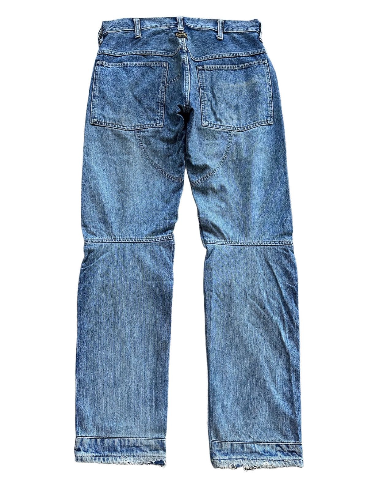 G-Star Vintage G Star Raw Denim Jeans Elwood Double Knee Size US 31 - 5 Thumbnail