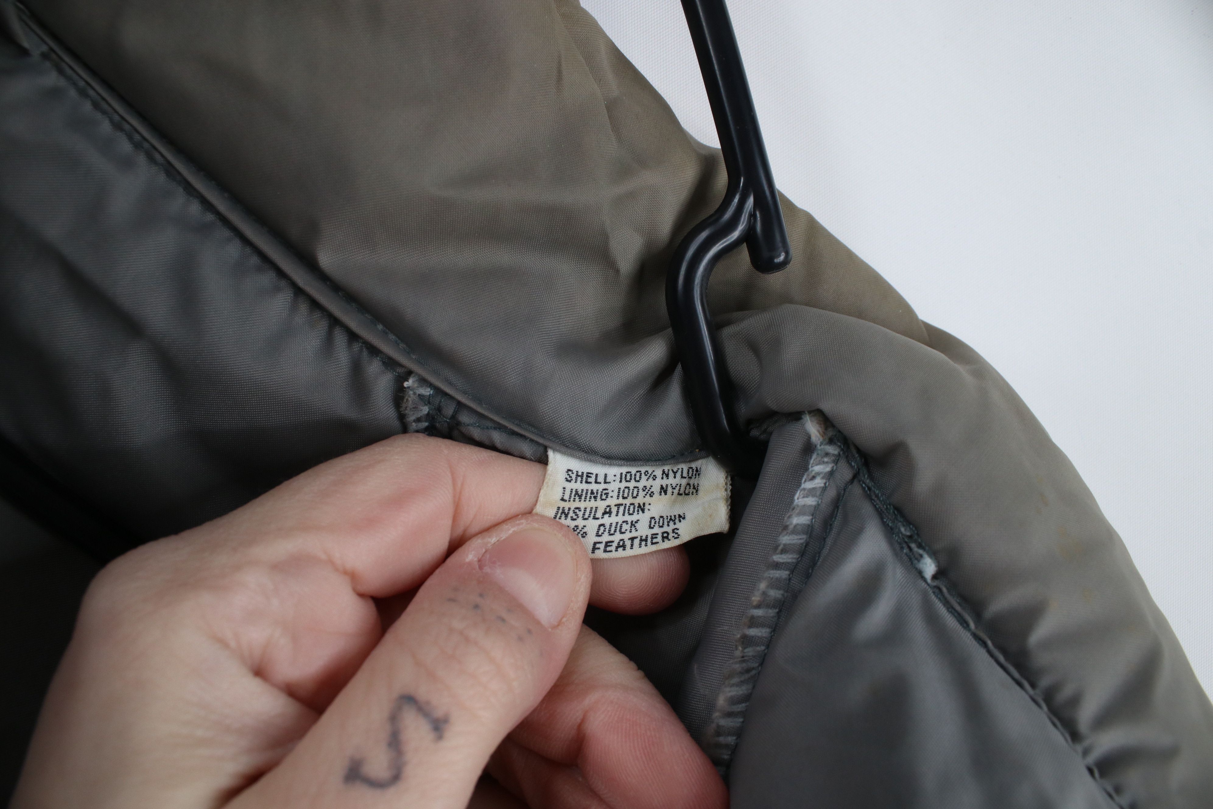 Vintage Vintage 70s Streetwear Duck Down Winter Puffer Jacket Gray Size US L / EU 52-54 / 3 - 12 Thumbnail
