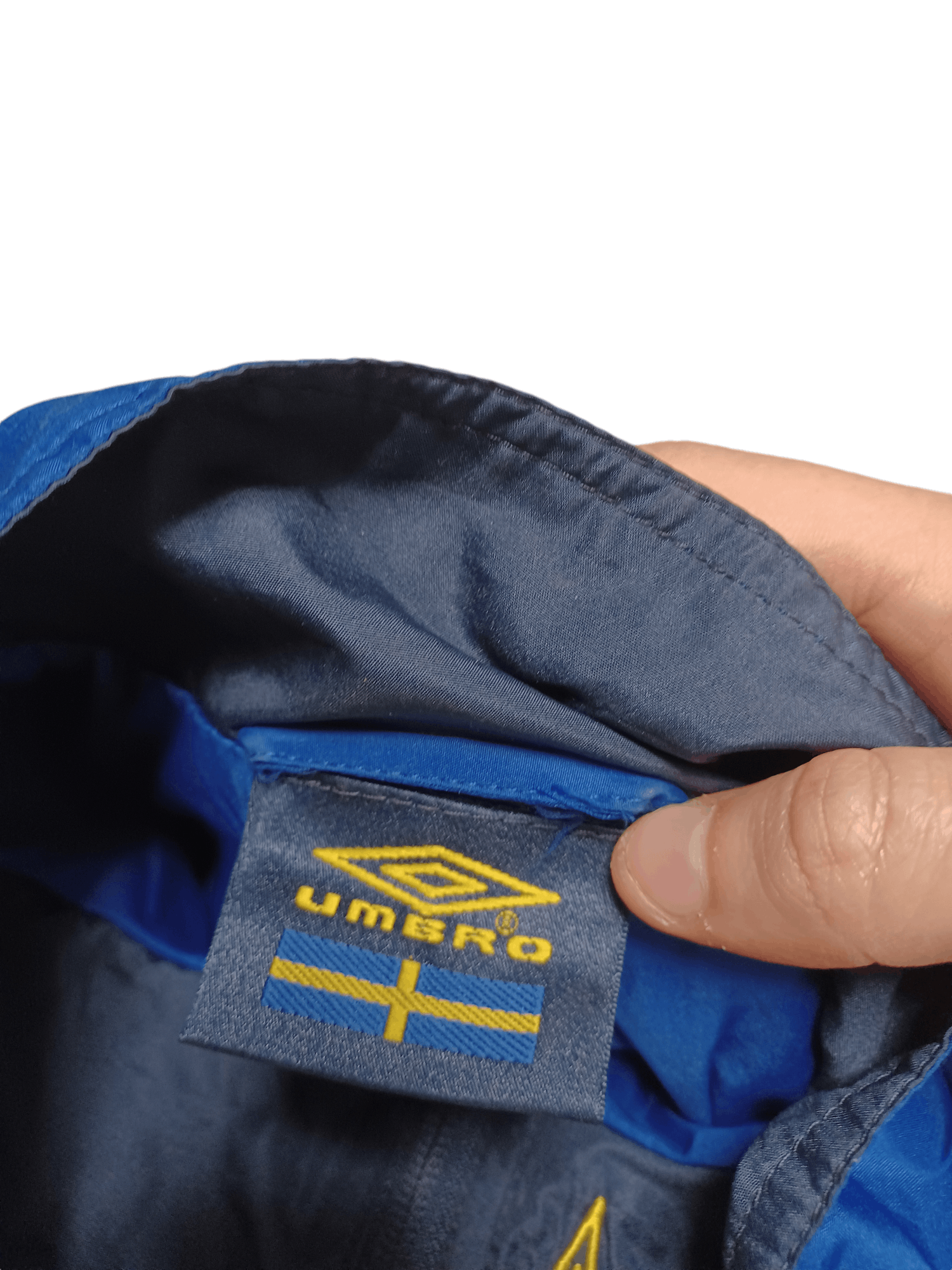 Umbro UMBRO SWEDEN VINTAGE 00S NYLON DRILL TRACKING JACKET SOCCER Size US M / EU 48-50 / 2 - 6 Thumbnail