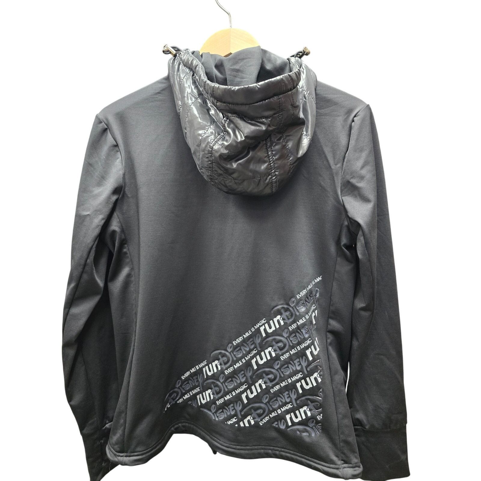 Disney Disney Parks, Black Puffer Disney Run Jacket, Medium Size M / US 6-8 / IT 42-44 - 4 Thumbnail