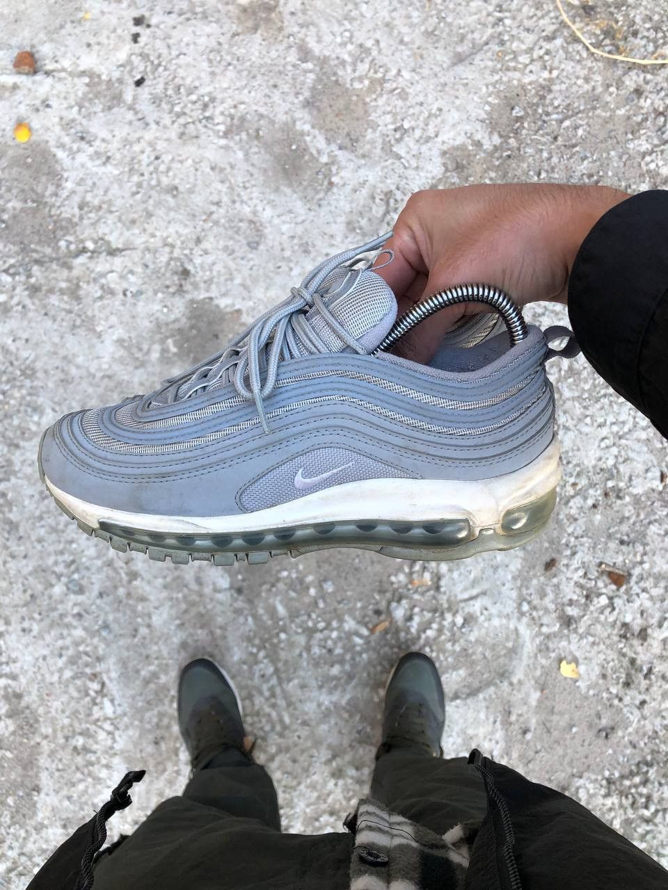 Nike × Vintage VERY RARE NIKE AIR MAX 97 SILVER JAPAN STYLE DESIGNER Y2K Size US 8 / IT 38 - 2 Thumbnail