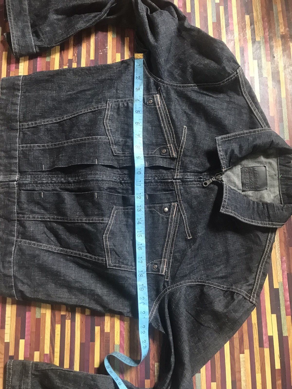 Marithe + Francois Girbaud 🔥🔥🔥VTG MFG CROP JACKET Size US M / EU 48-50 / 2 - 4 Thumbnail
