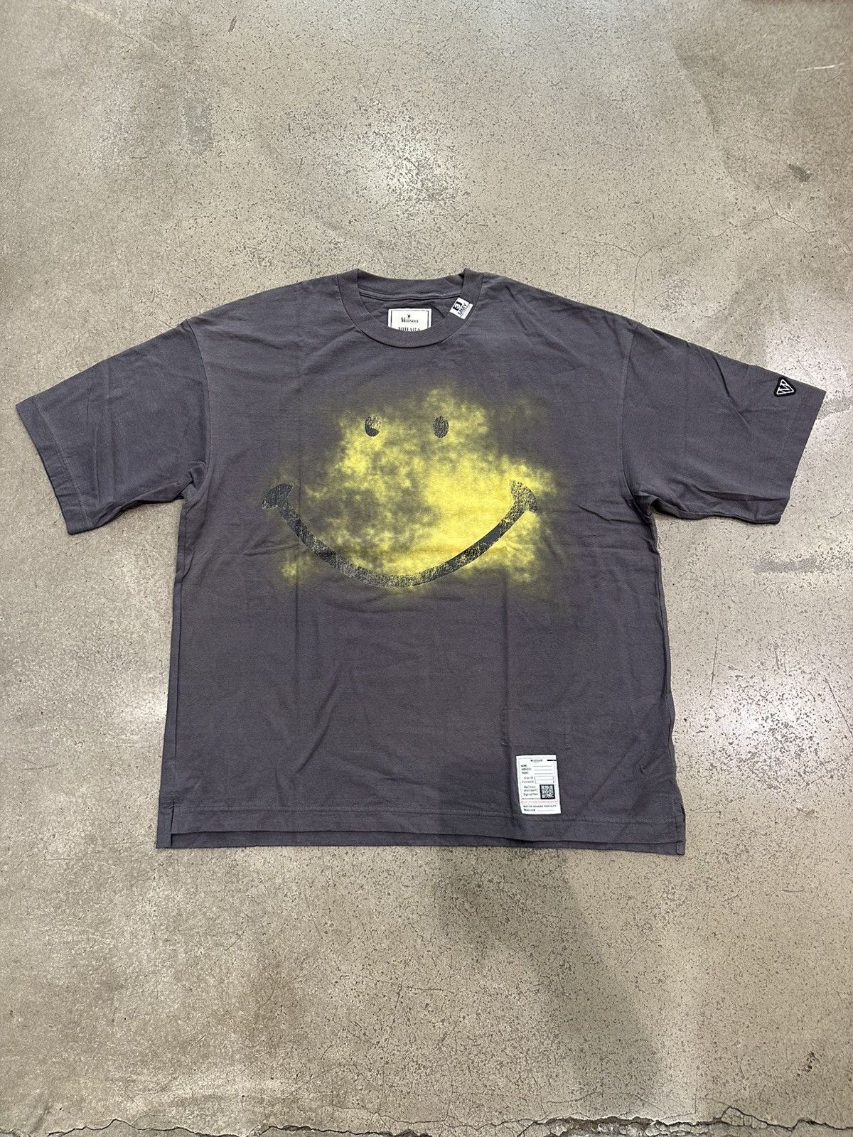 Maison MIHARA YASUHIRO MAISON MIHARA YASUHIRO - Smily Face Printed Tee Black Size US M / EU 48-50 / 2 - 1 Thumbnail