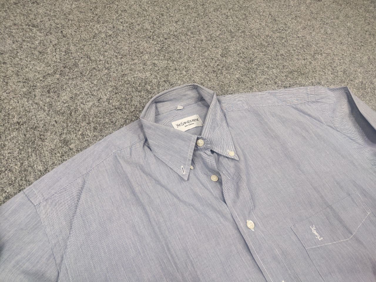 Yves Saint Laurent Vintage 90's Yves Saint Laurent ysl Button Casual Shirt Size US XL / EU 56 / 4 - 6 Thumbnail