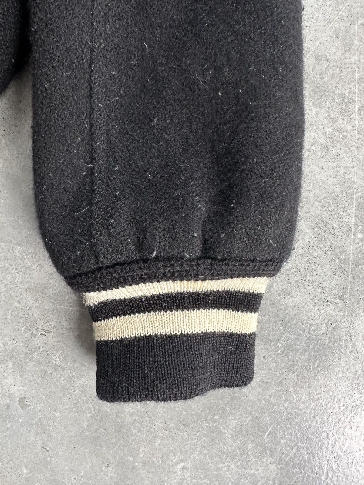 Saint Laurent Paris 2017 heavyweight saint laurent teddy jacket wool black 44IT Size US S / EU 44-46 / 1 - 11 Thumbnail