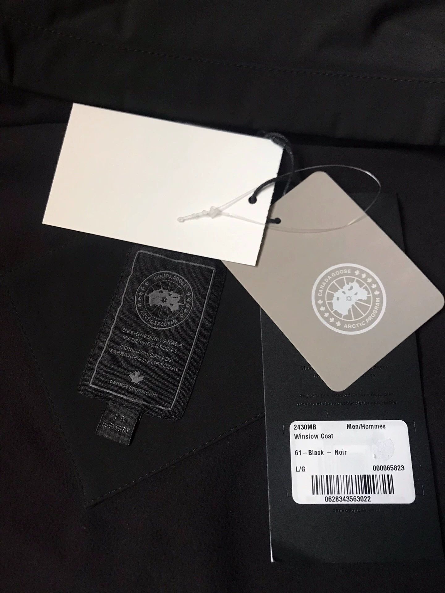 Canada Goose Canada Goose Black Label Mid-Length Black Windbreaker L Size US L / EU 52-54 / 3 - 4 Thumbnail