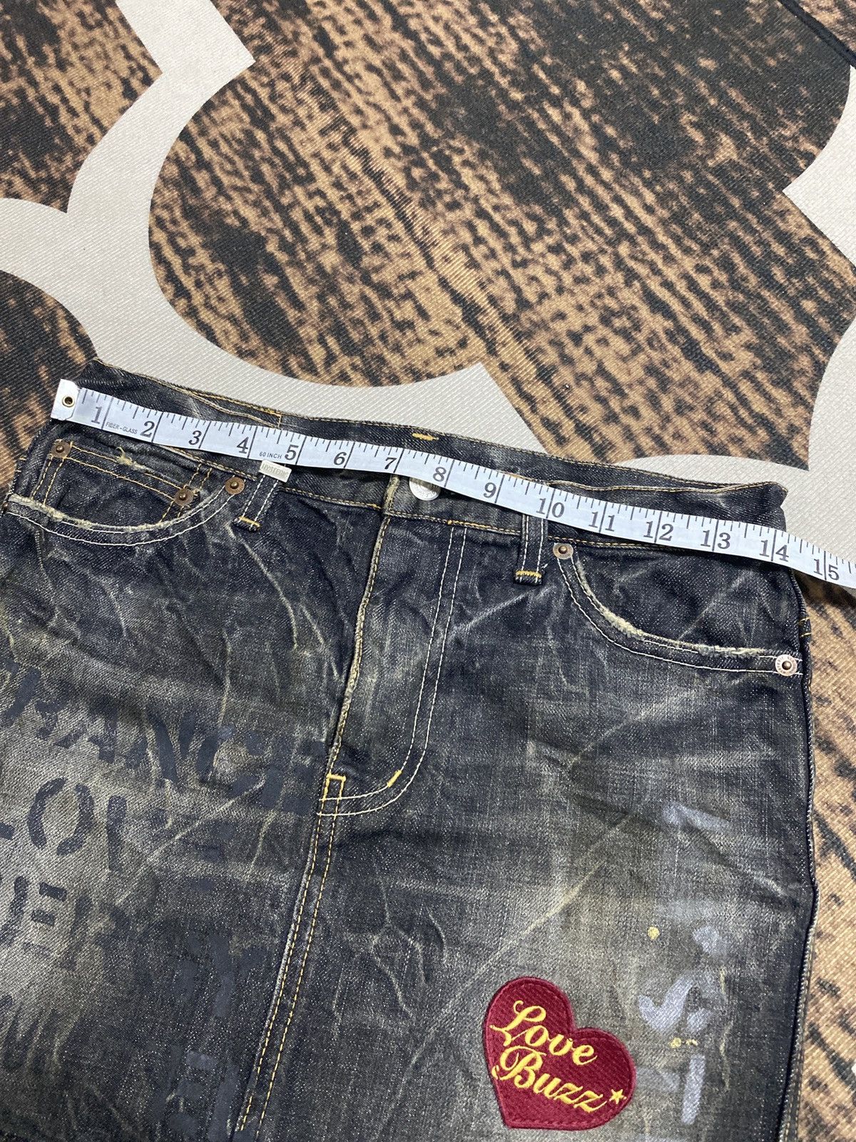 Hysteric Glamour Vintage Hysteric Glamour mini skirt distress denim Size 28" / US 6 / IT 42 - 18 Thumbnail